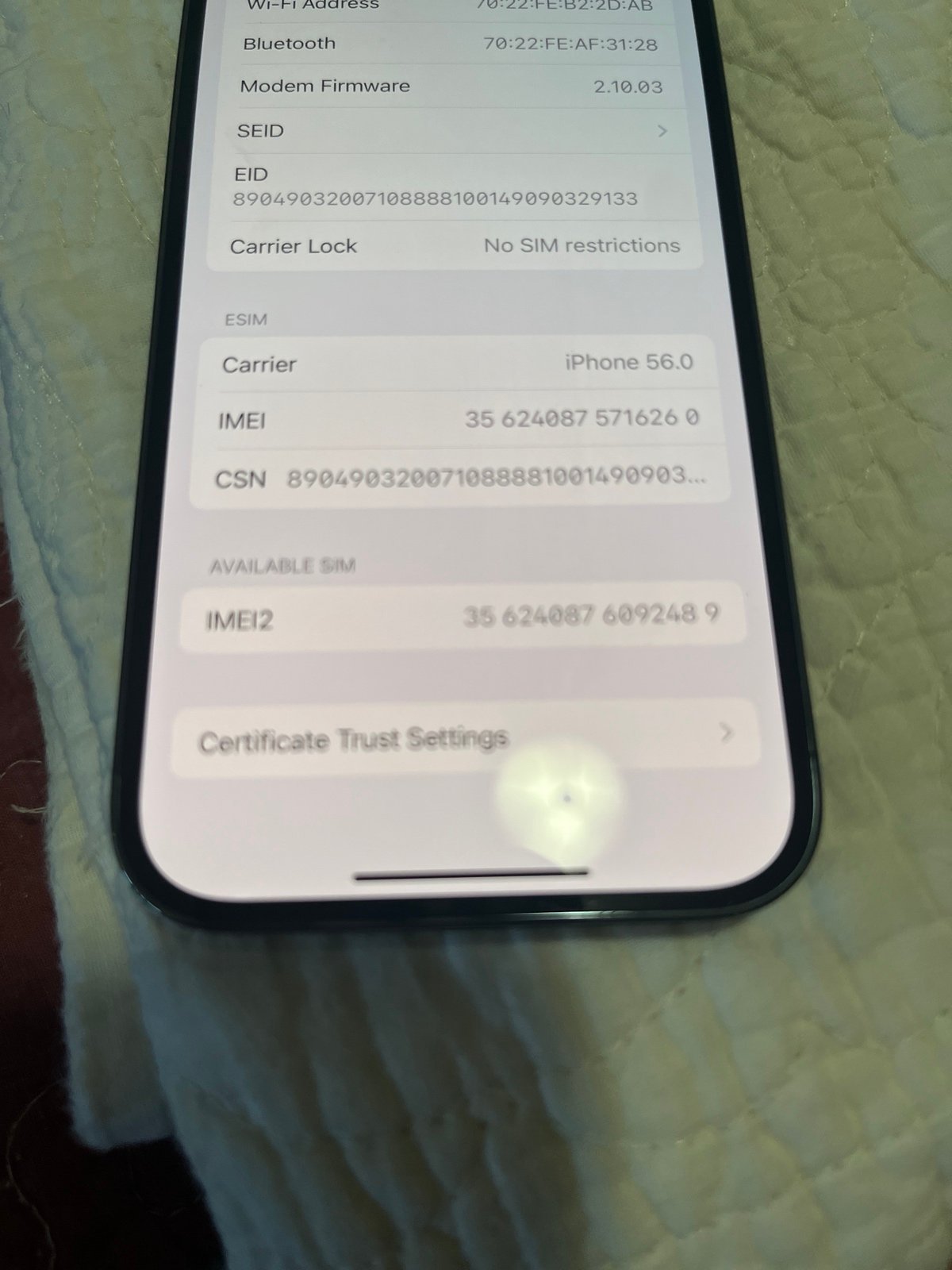 Verizon only - Flawless iPhone 14 Pro - 1Tb - Renewed Premium 5P95