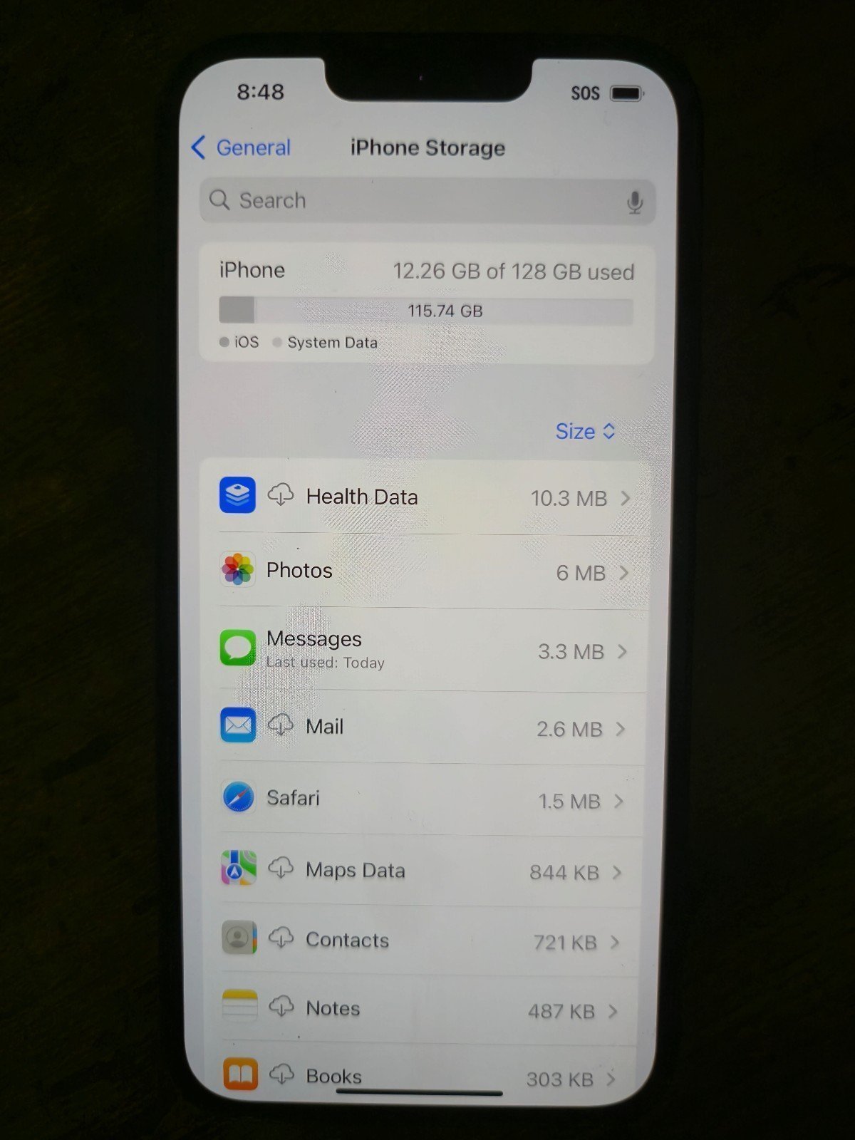 Apple iPhone 14 Unlocked 128GB Midnight Comes With Screen Protector and Charger 2S11