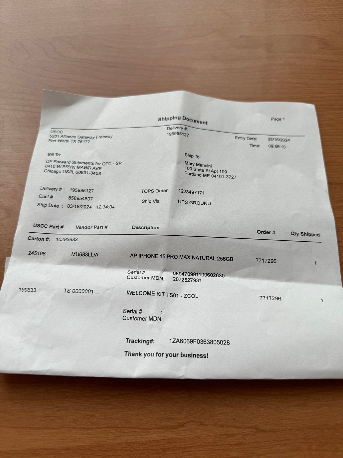 iPhone 15 Pro Max unlocked 256 GB 750 or best offer read full description 9P31