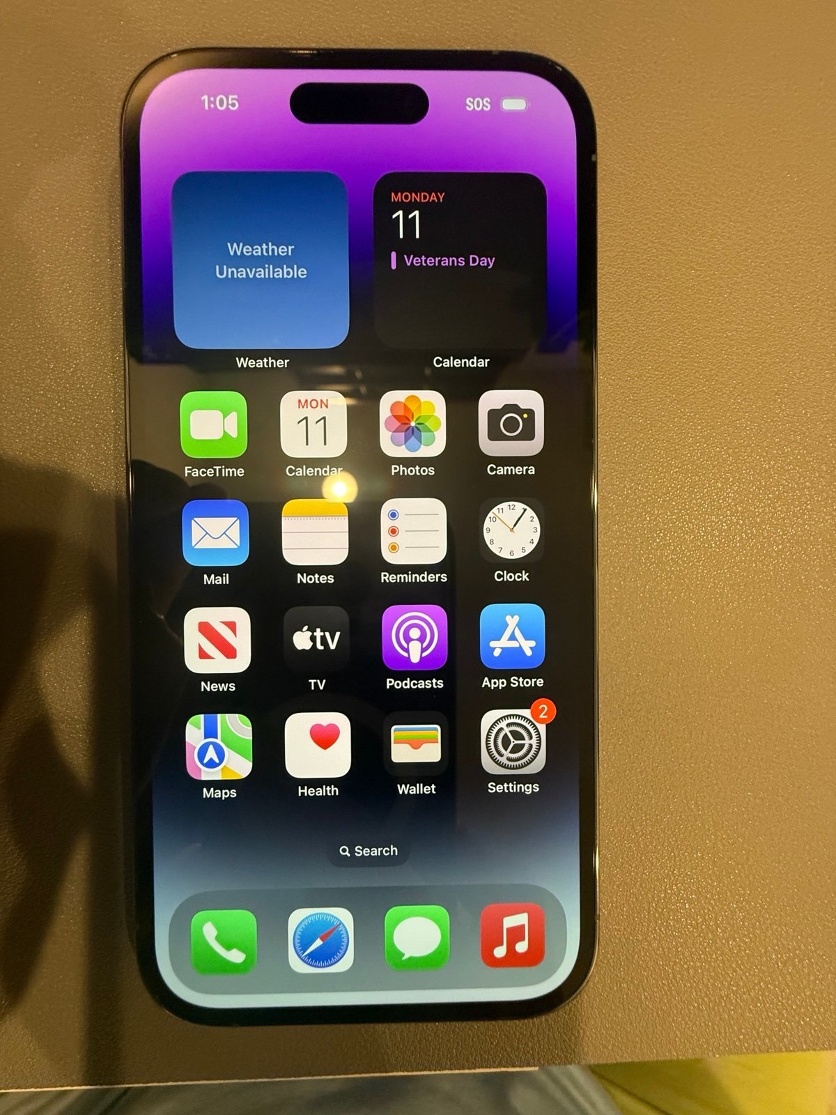 Apple iPhone 14 Pro 512GB in Deep Purple for Unlocked Like New 2T23