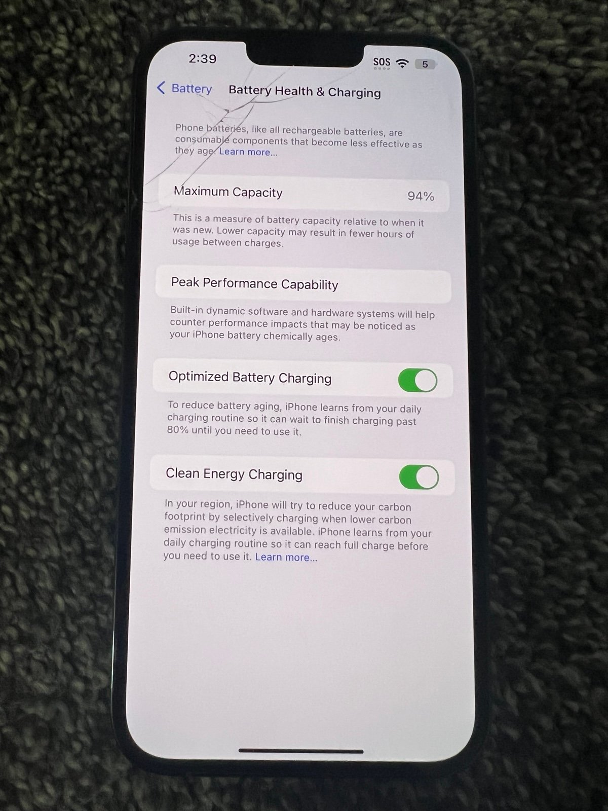 Unlocked IPhone 13 Pro Max 9G75