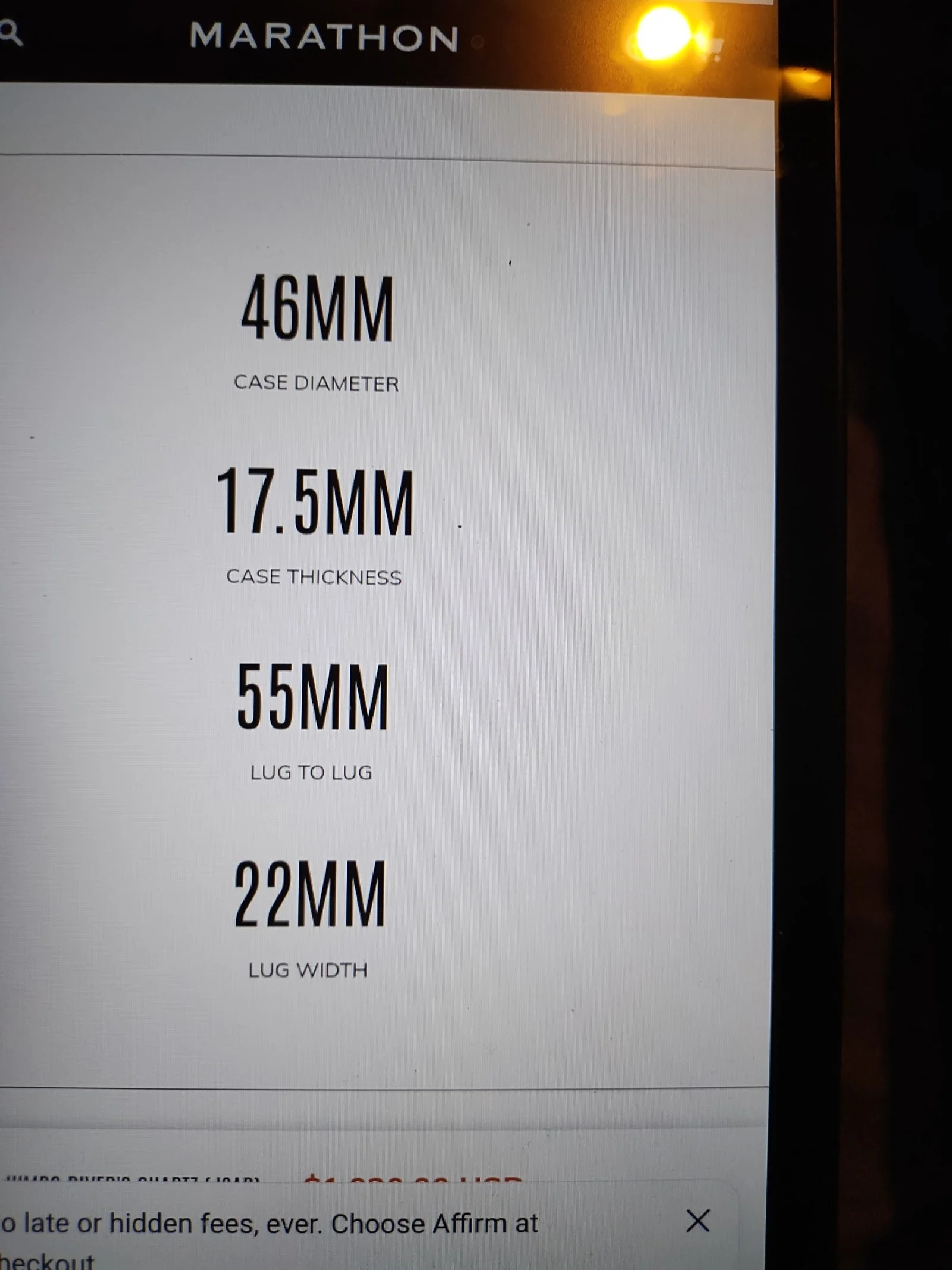 Like new marathon dive watch mint condition.