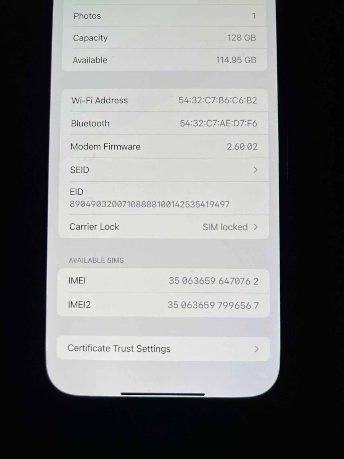 Apple iPhone 14 Pro Max 128 GB in Space Black for AT&T 6K77