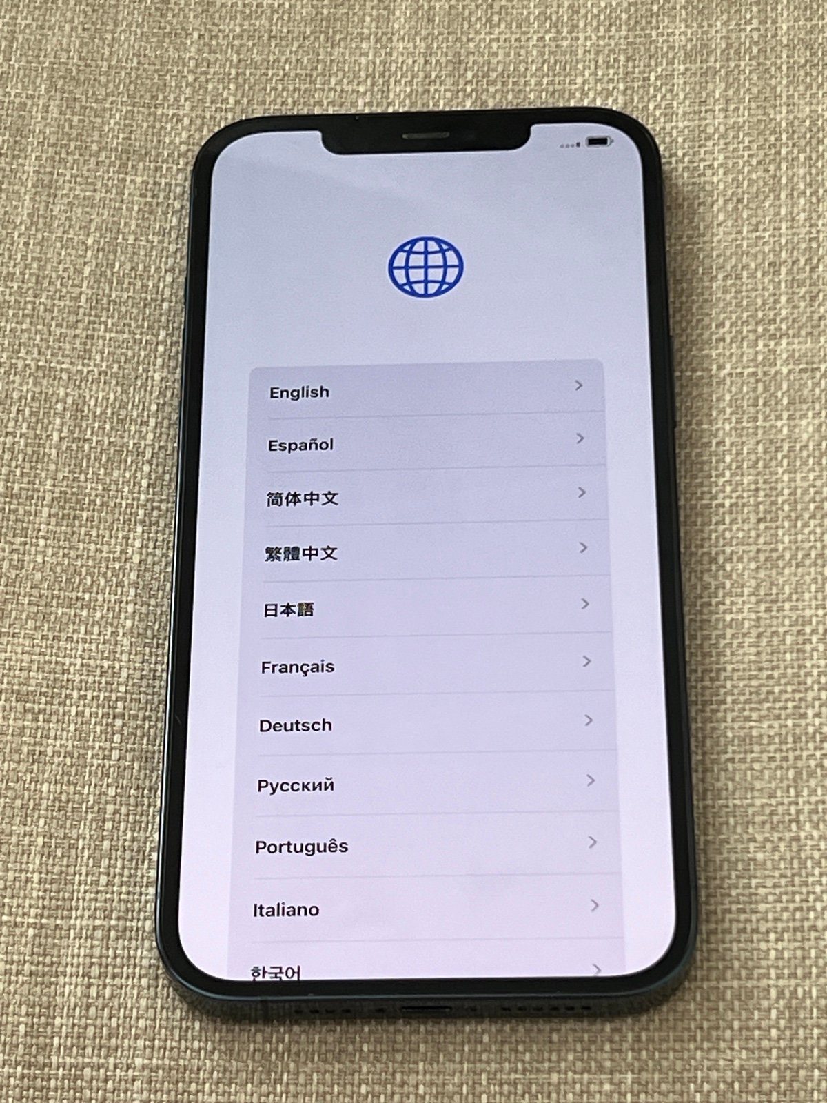 iphone 12 pro max 128gb Pacific blue unlocked 9Y17