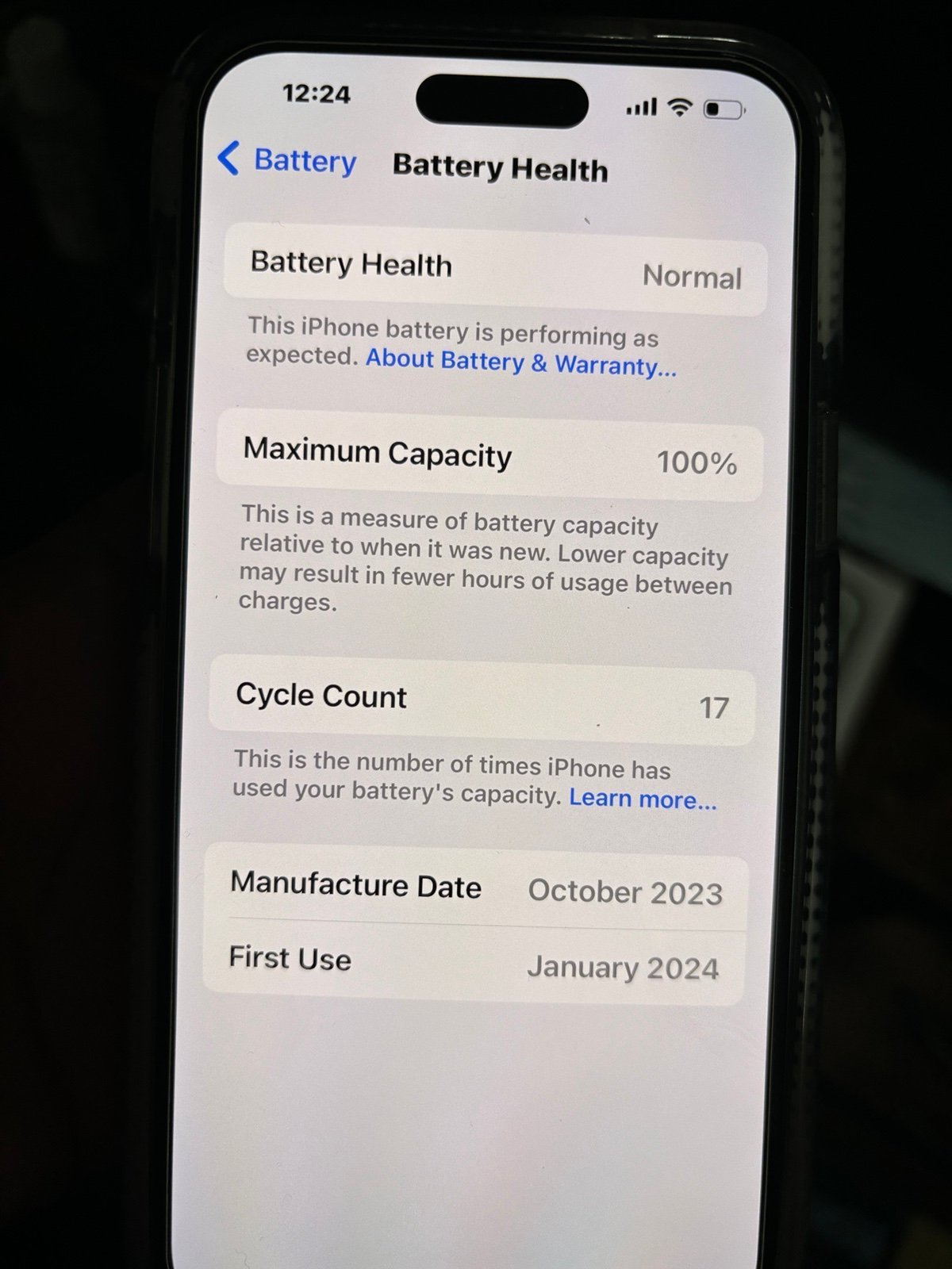 iPhone 15 plus- 256GB 8E25