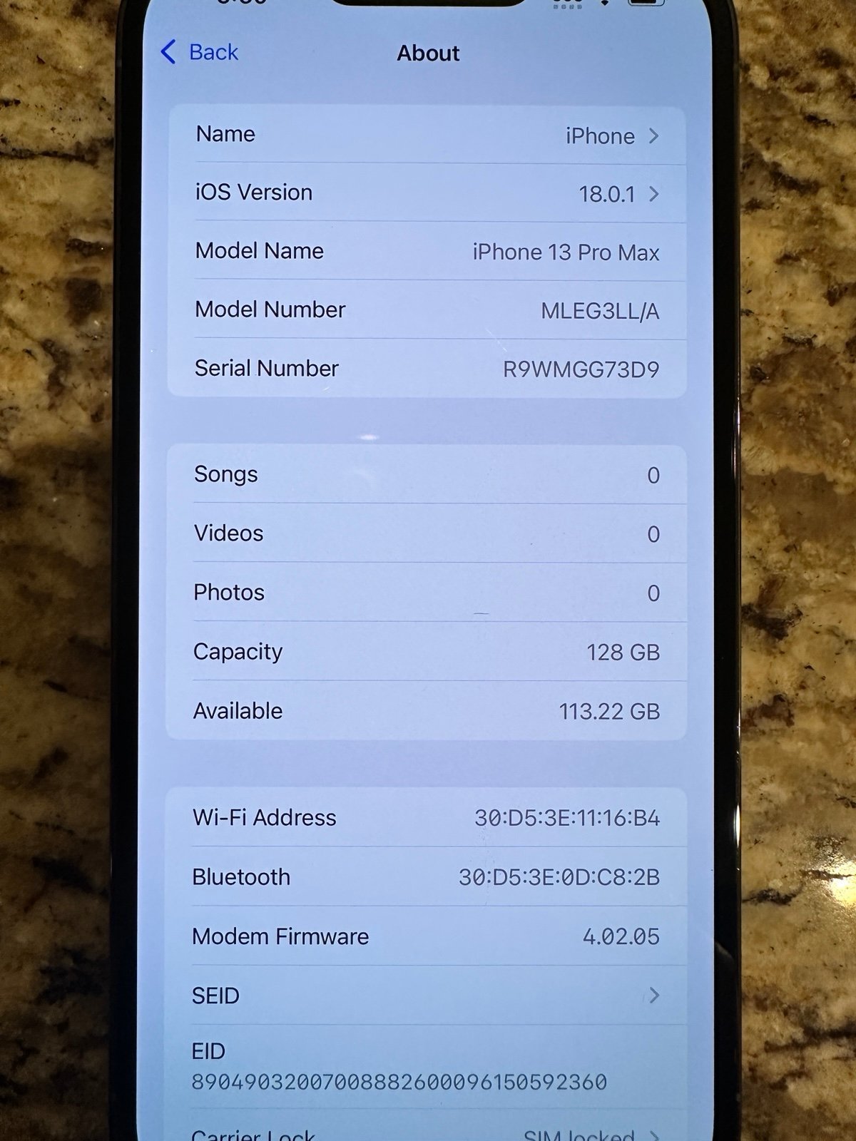 iPhone 13 Pro Max 128gb 3X11