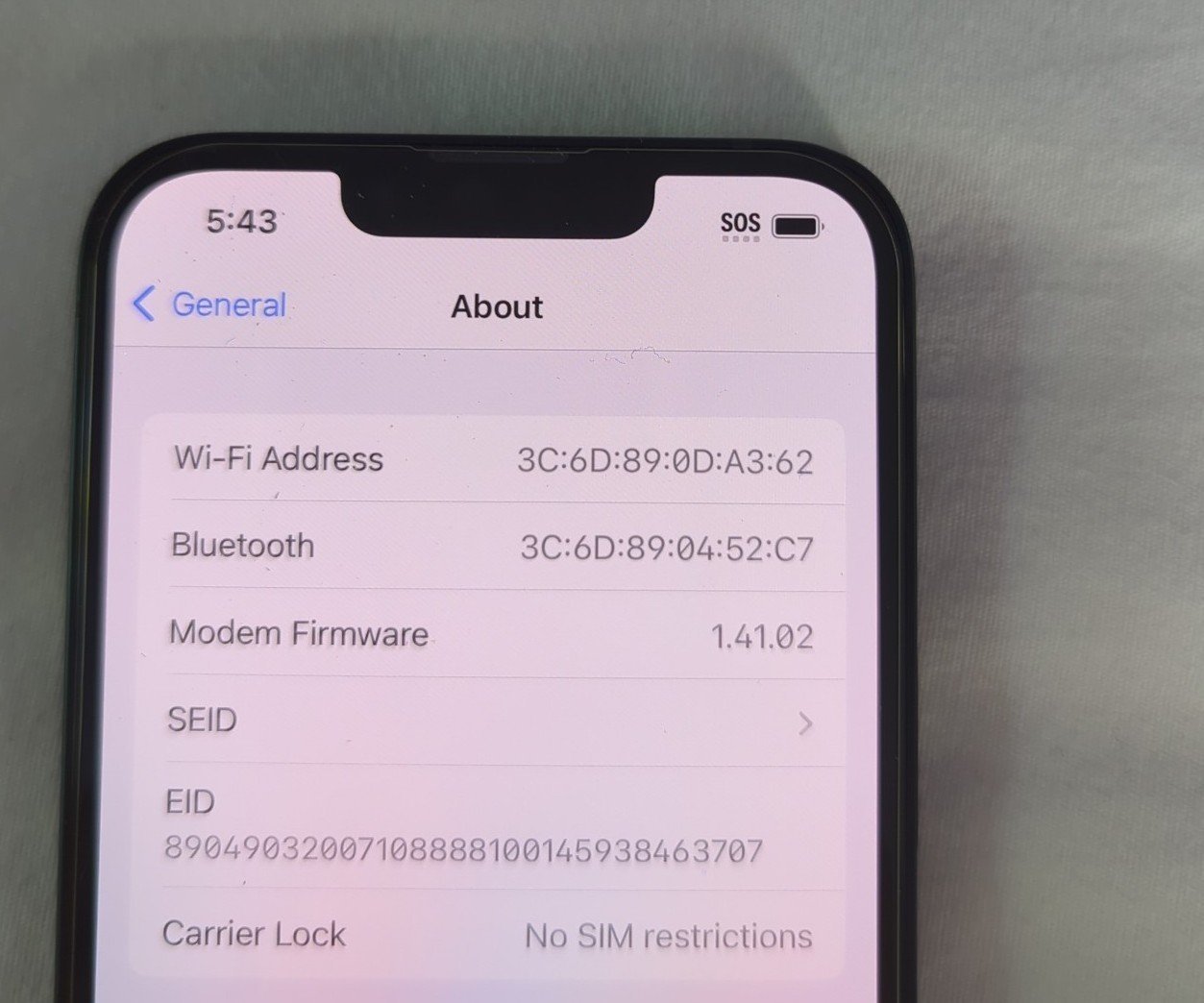 Apple iPhone 14 256 GB in Midnight for Unlocked New 2X77