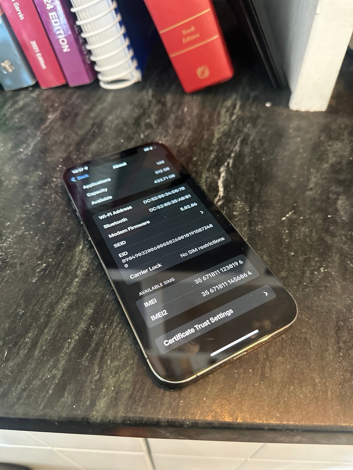 Apple iPhone 12 Pro Max 512GB in Graphite- Unlocked 3J61