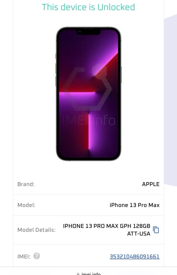 iPhone 13 Pro Max 128g UNLOCKED 5C29