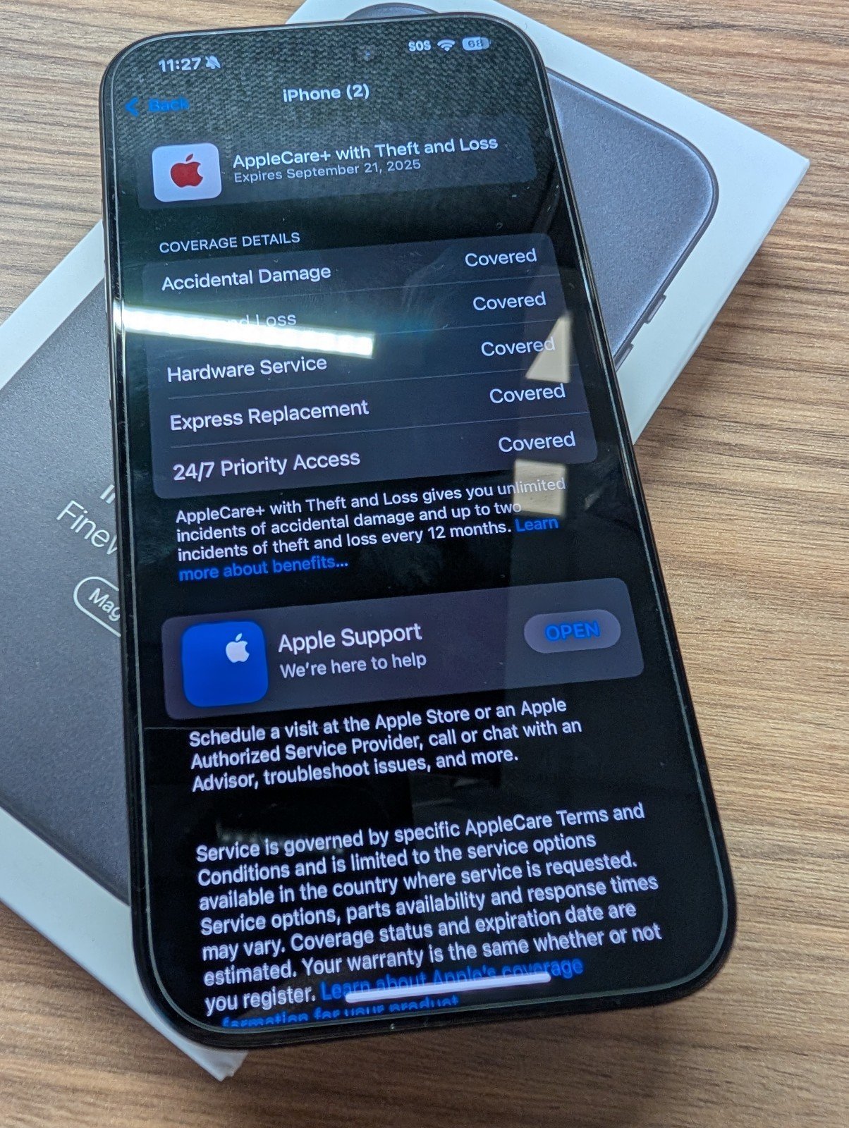 iPhone 15 Pro Unlocked - 512GB with extras 6W89