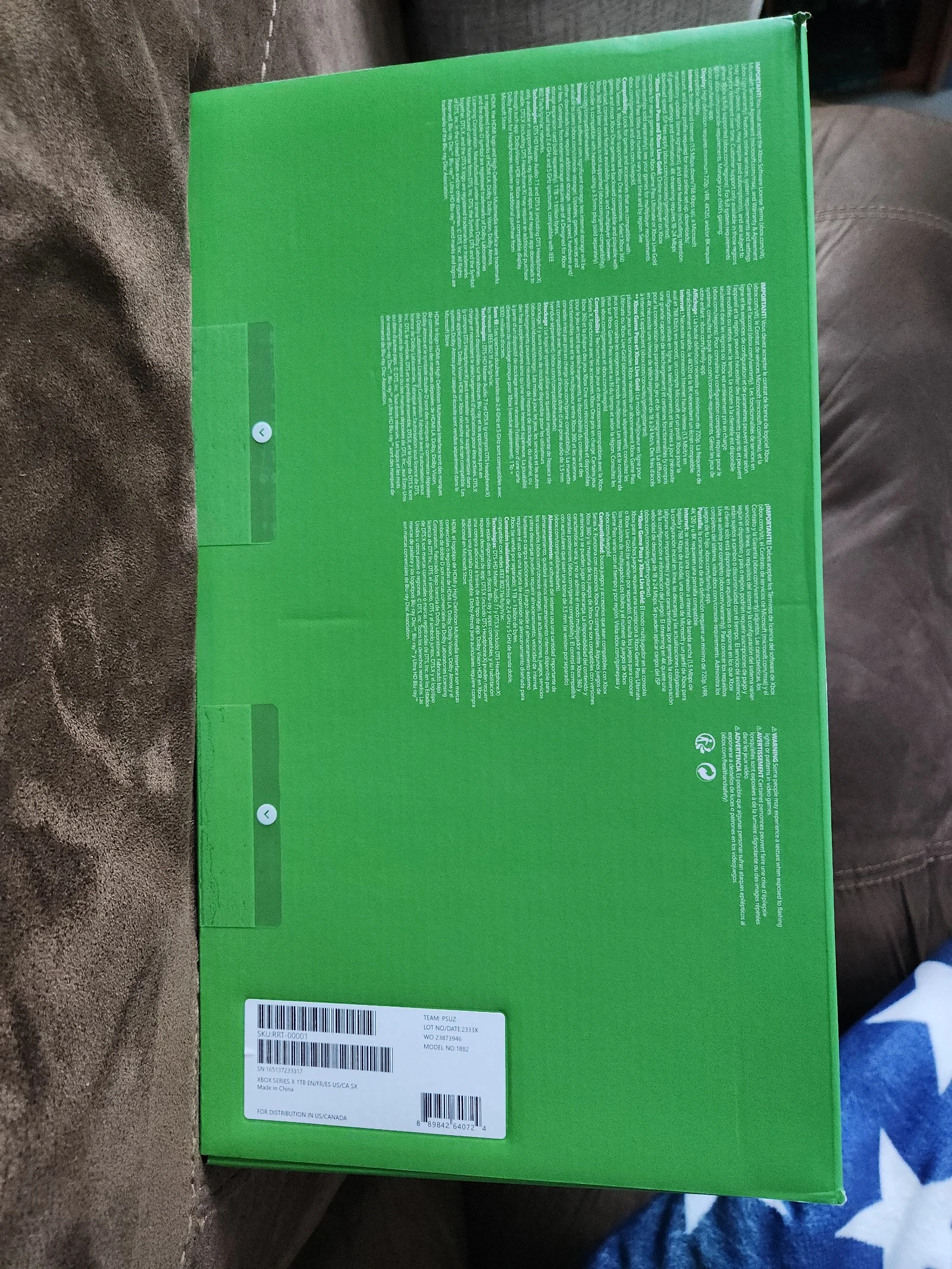 Xbox Series X 1TB SSD 7F23