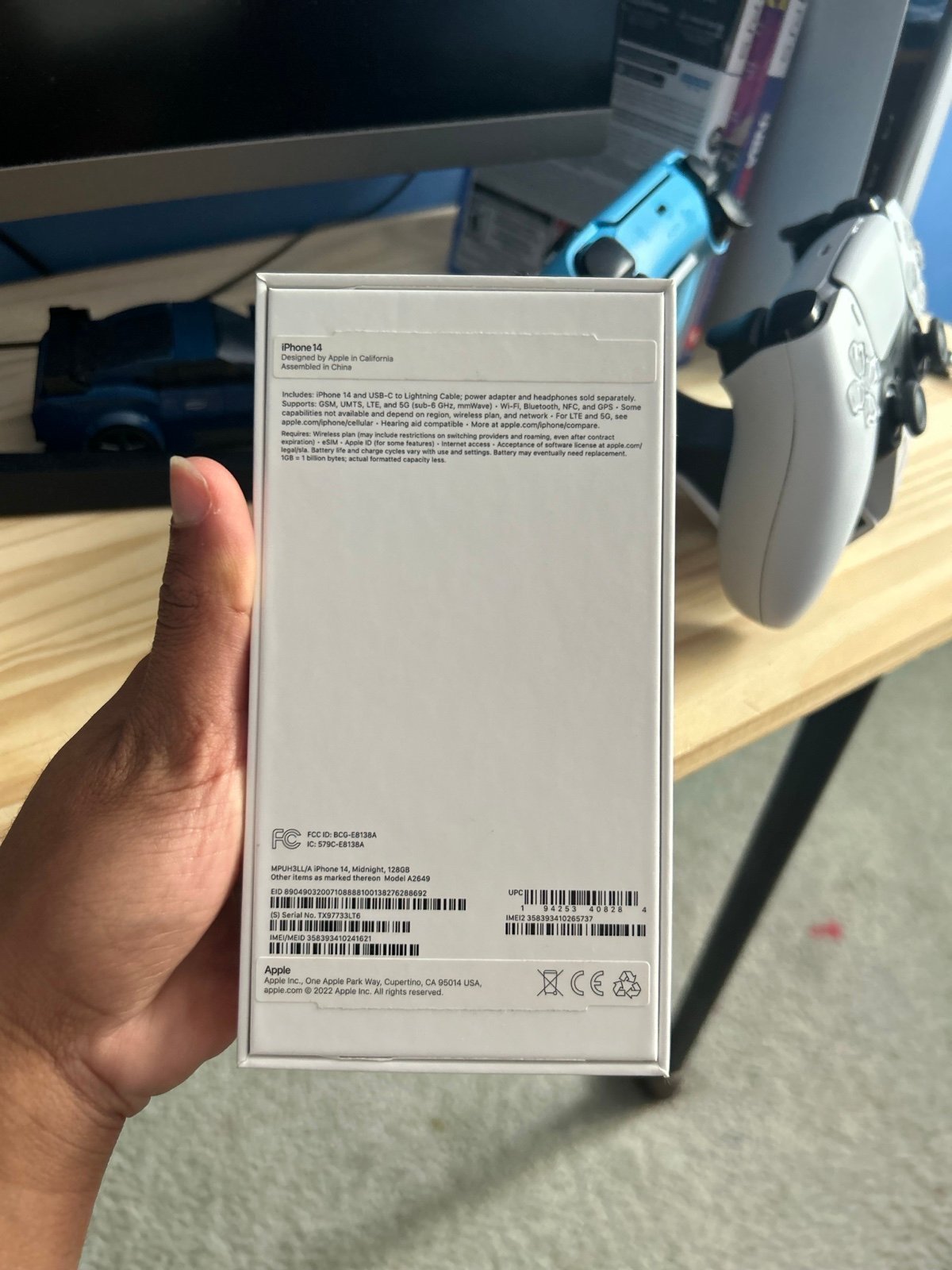 iPhone 14 Unlocked 128 GB *USED* 9O67