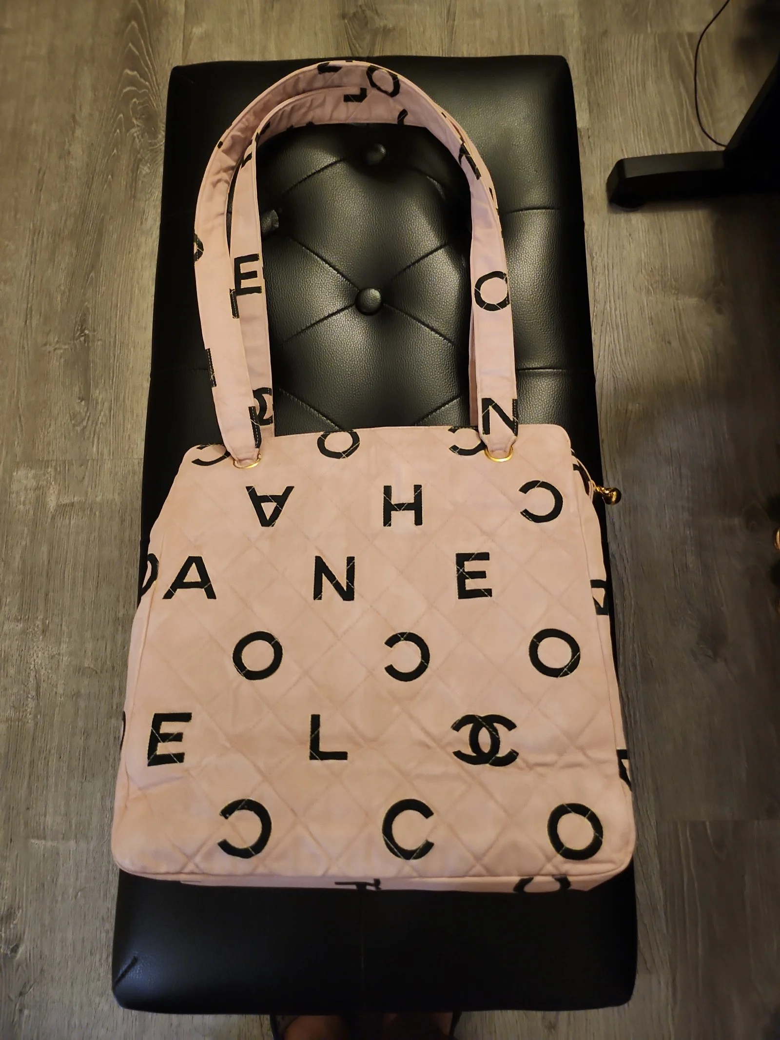 Chanel tote bag canvas