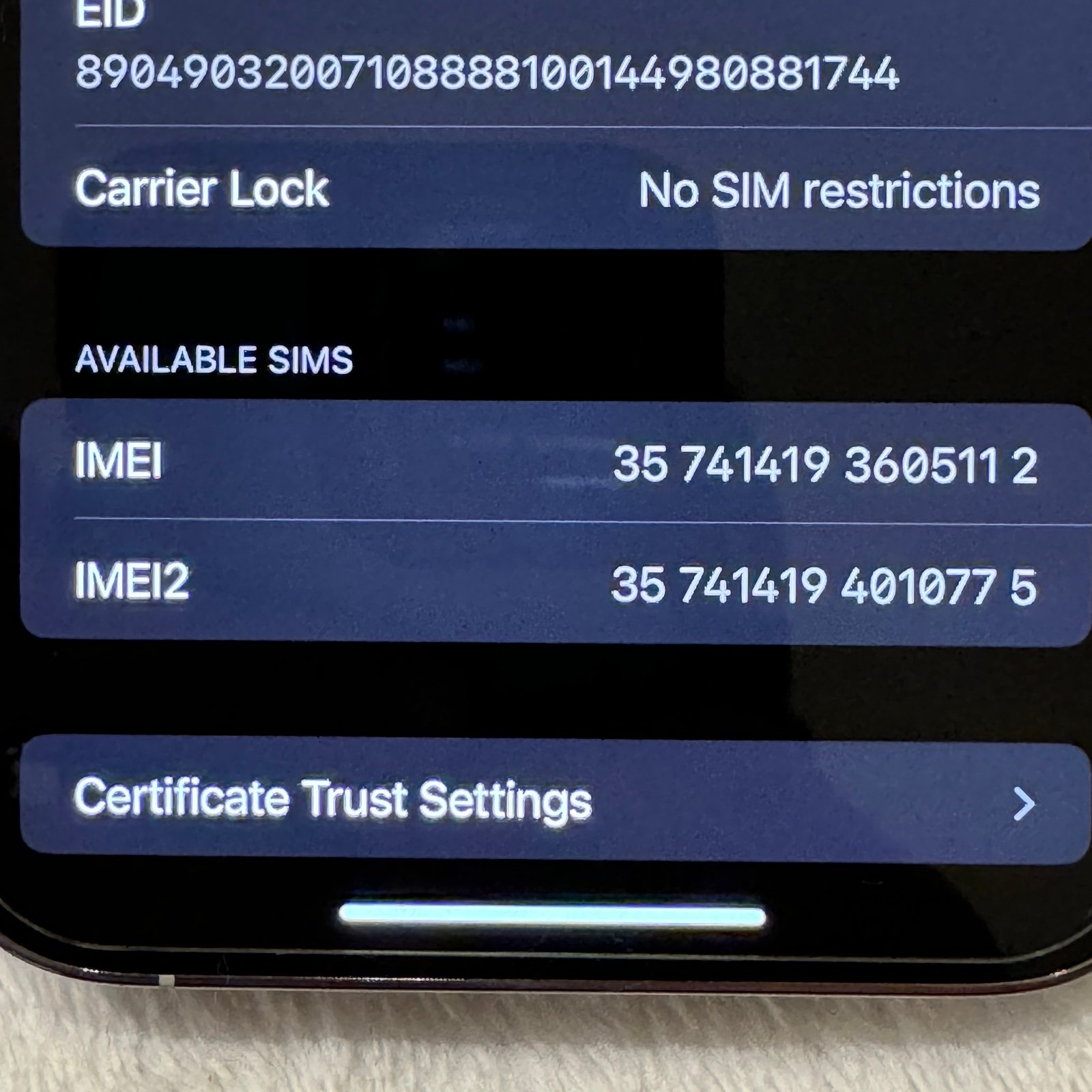 Apple iPhone 14 Pro Max 256GB Unlocked Silver White 1K56