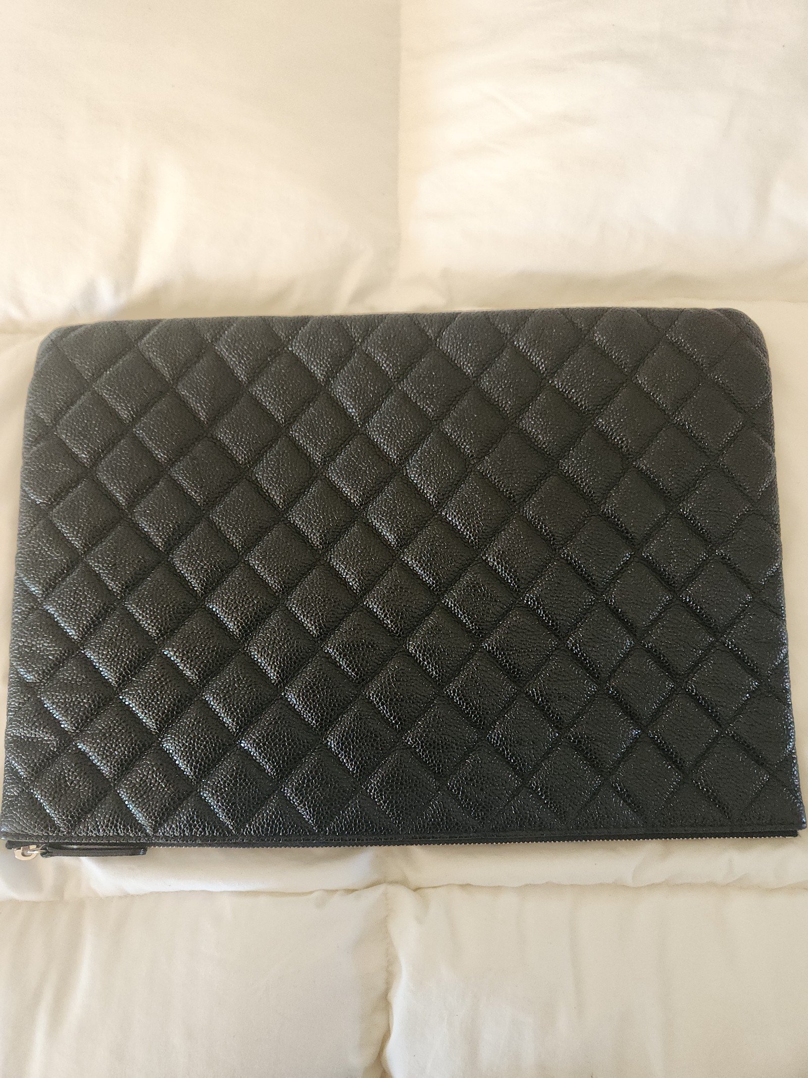 Chanel REV Black Caviar Pouch