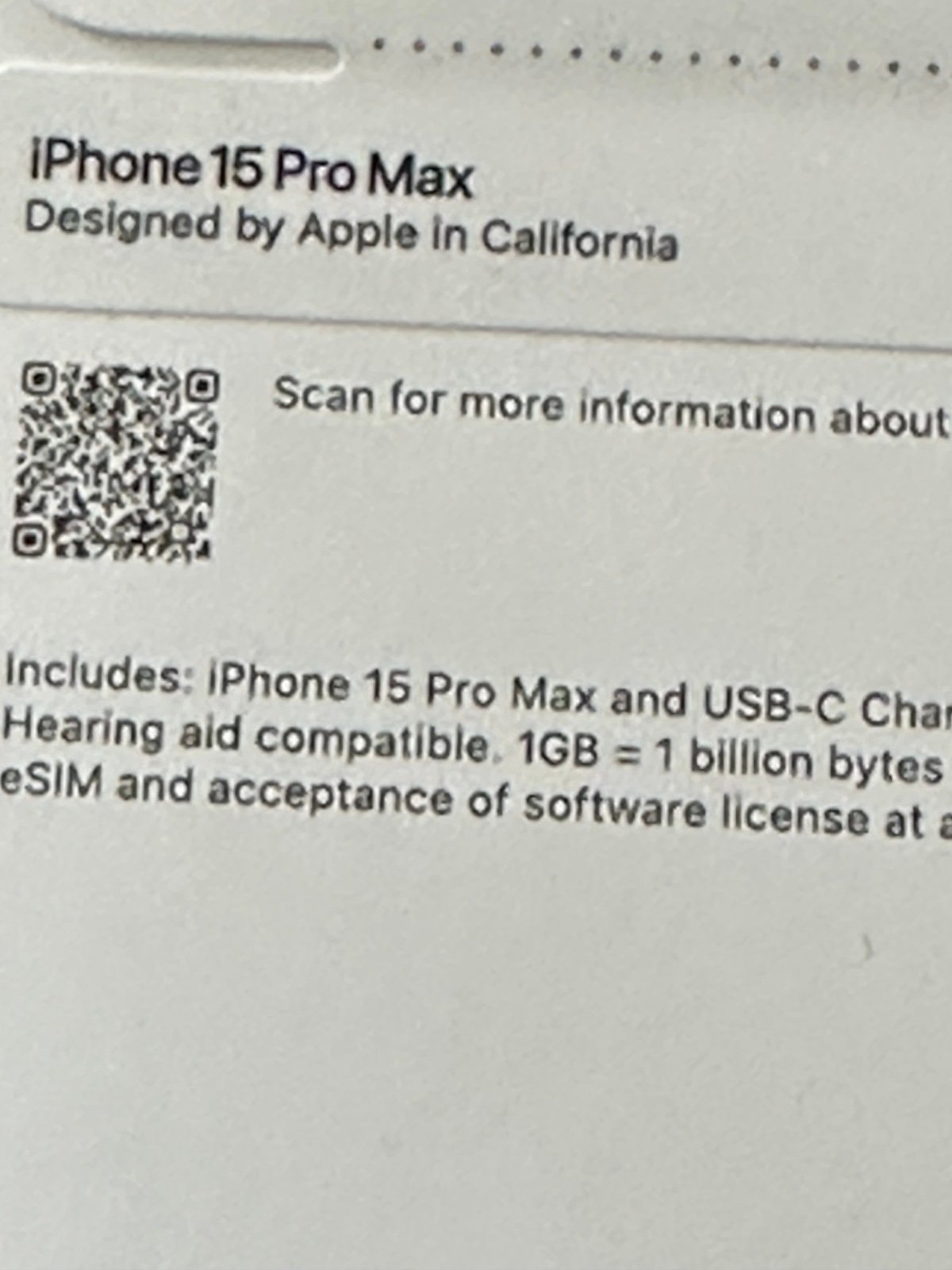 APPLE IPHONE 15 PRO MAX ****( 1 TB ) ***** BLUE TITANIUM ATT NEW SEALED 3J97