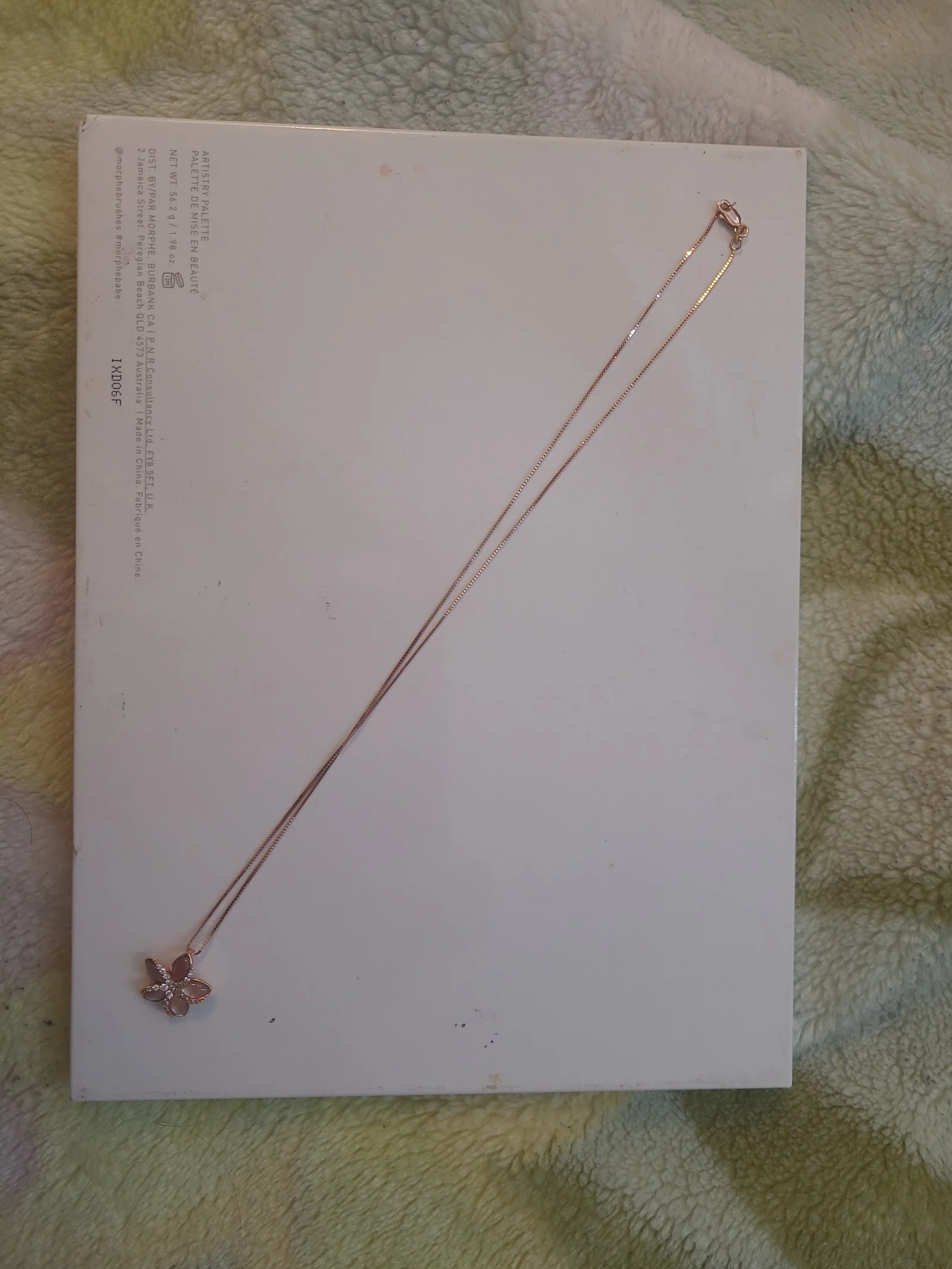 14kr pink mother of pearl necklace