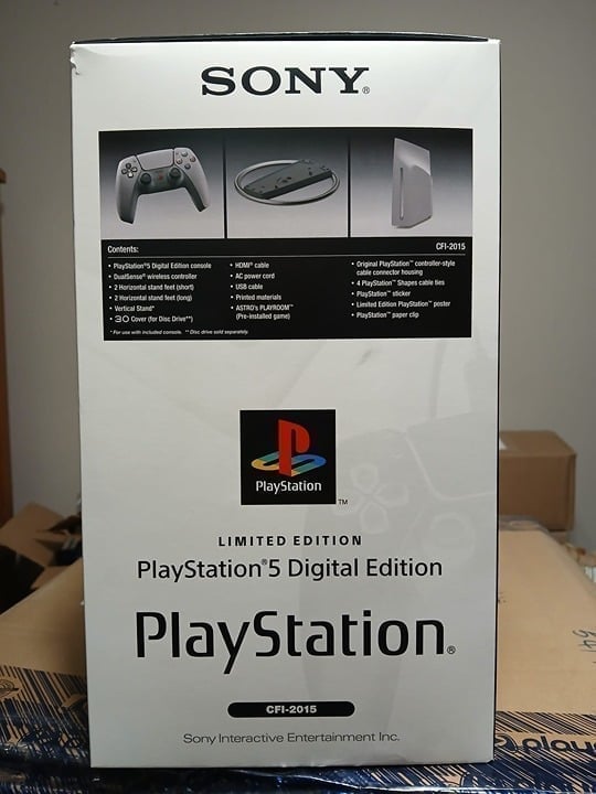 PlayStation 5 Console 30th Anniversary Limited Edition Bundle Digital Edition 7Y32