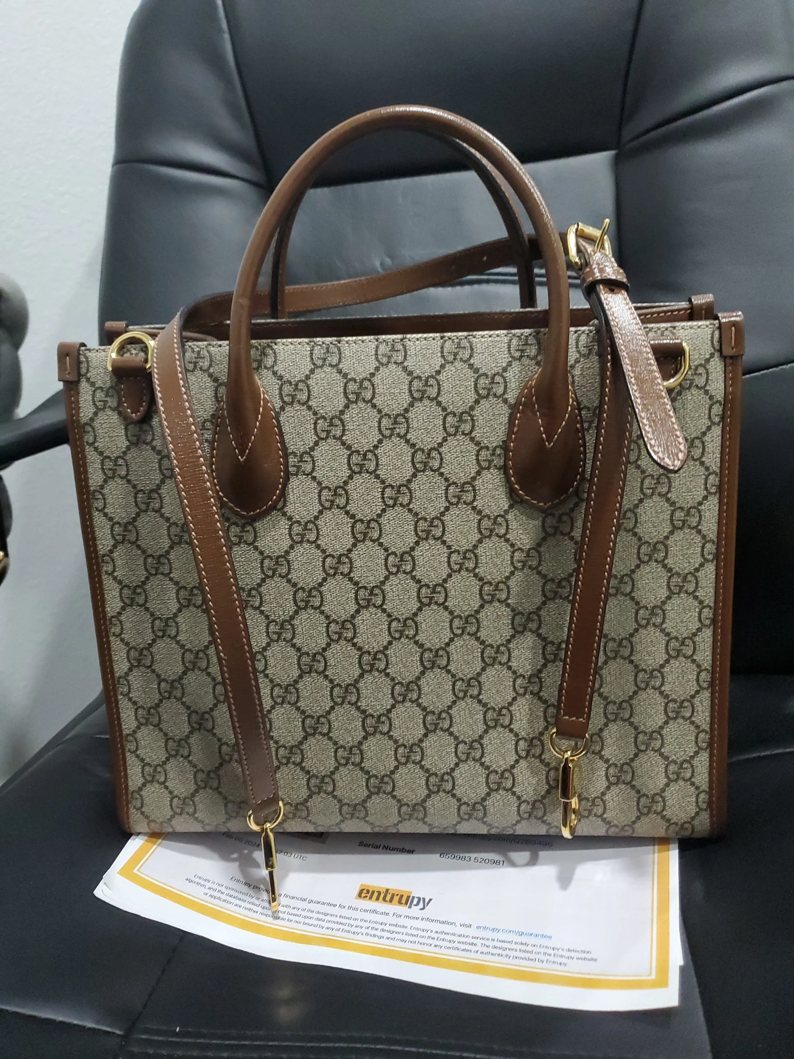 Gucci GG small tote bag - Comes with COA