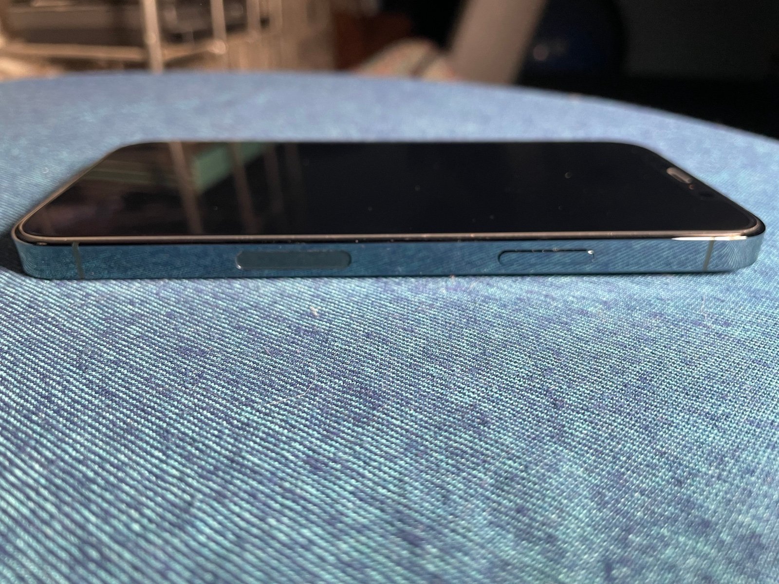 iPhone 12 Pro with Black Case 7P87