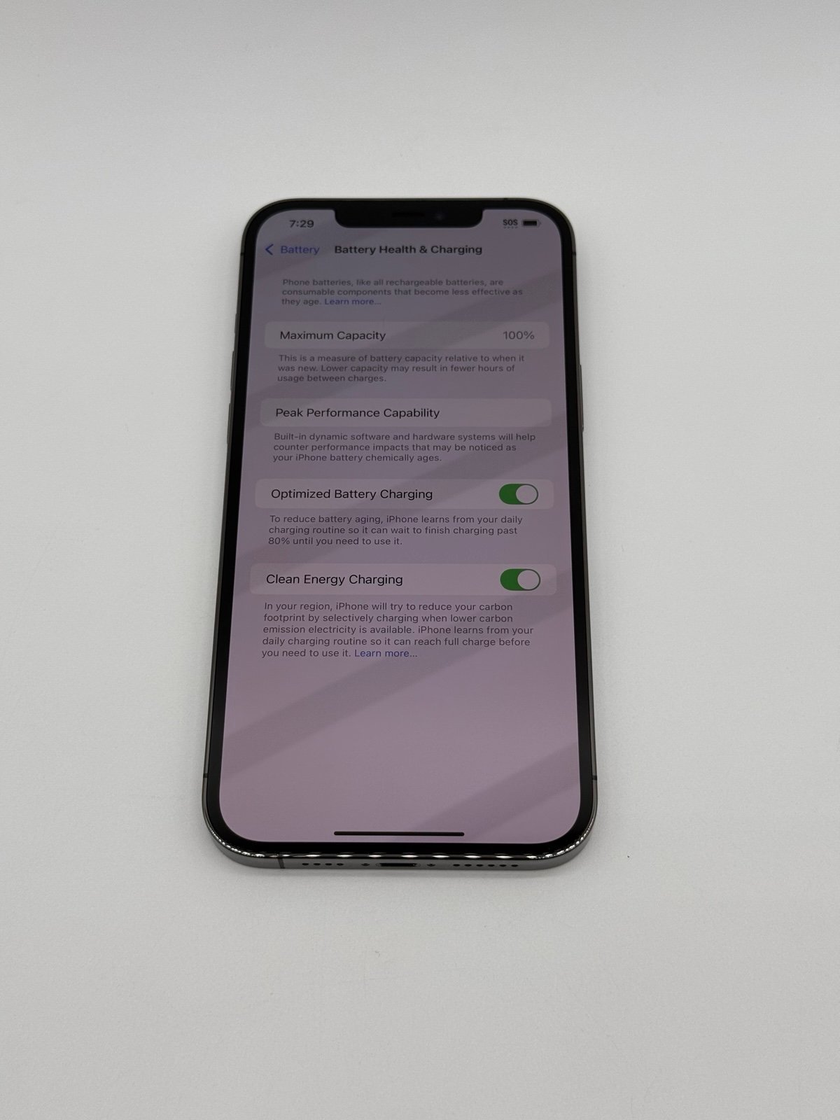 iPhone 12 Pro Max Graphite 256GB -Carrier Unlocked- Clean IMEI Fast Shipping! 6D68