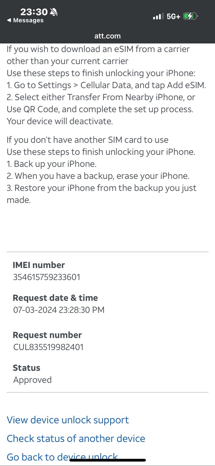 iPhone 14 Pro unlocked 8Y86