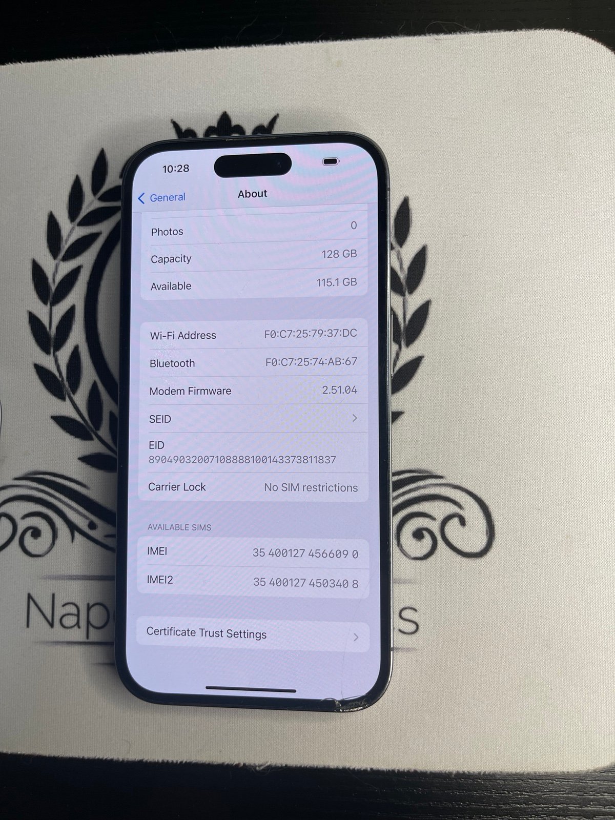 iPhone 14 Pro unlocked 3R57