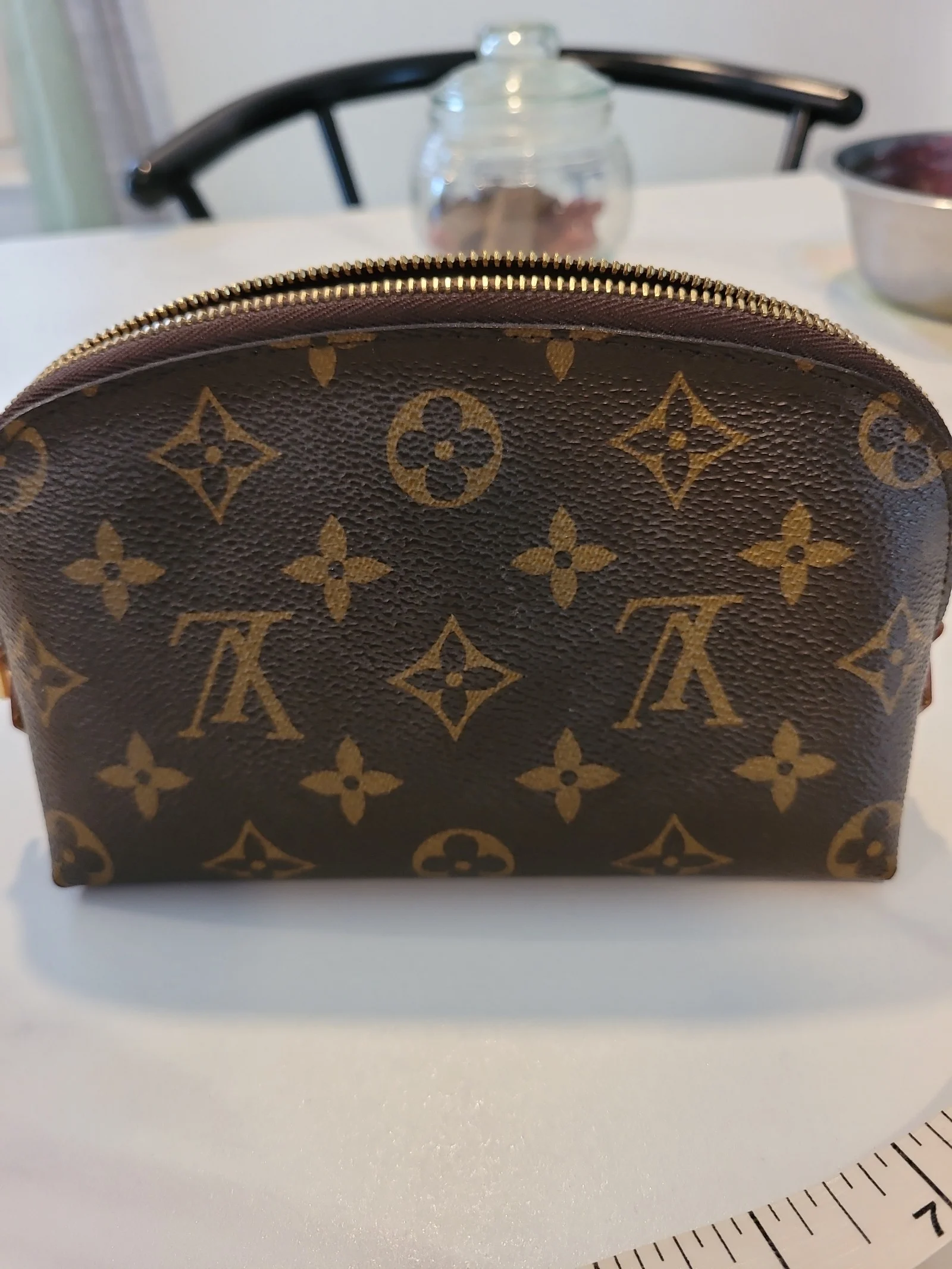 Louis Vuitton authentic cosmetic pouch FIRM