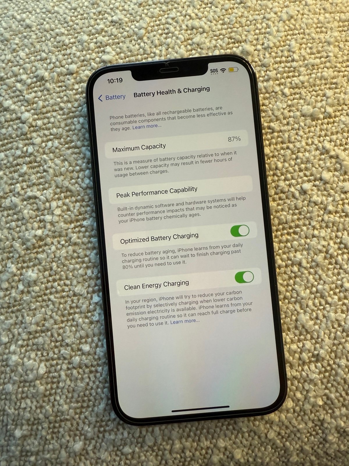 Black Iphone 12 Pro Max (128GB) 9C82