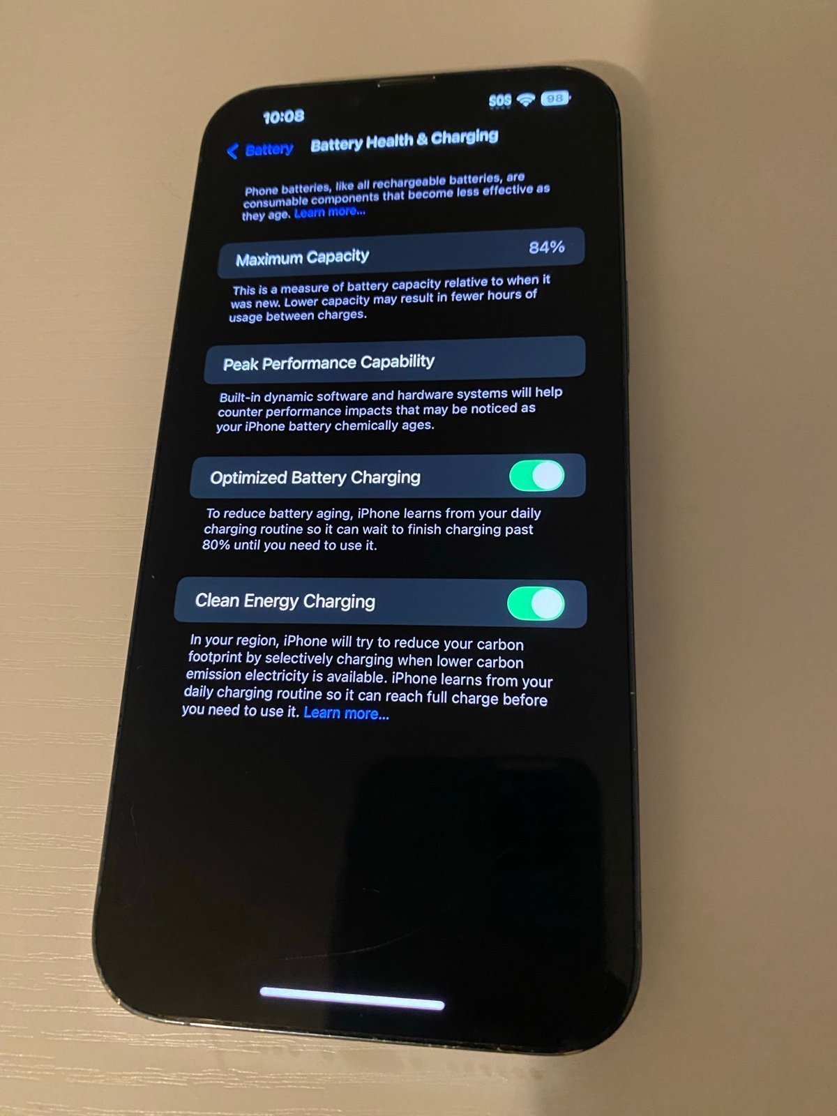 iPhone 13 Pro Max 256gb - Sierra Blue- Carrier Unlocked 6V26