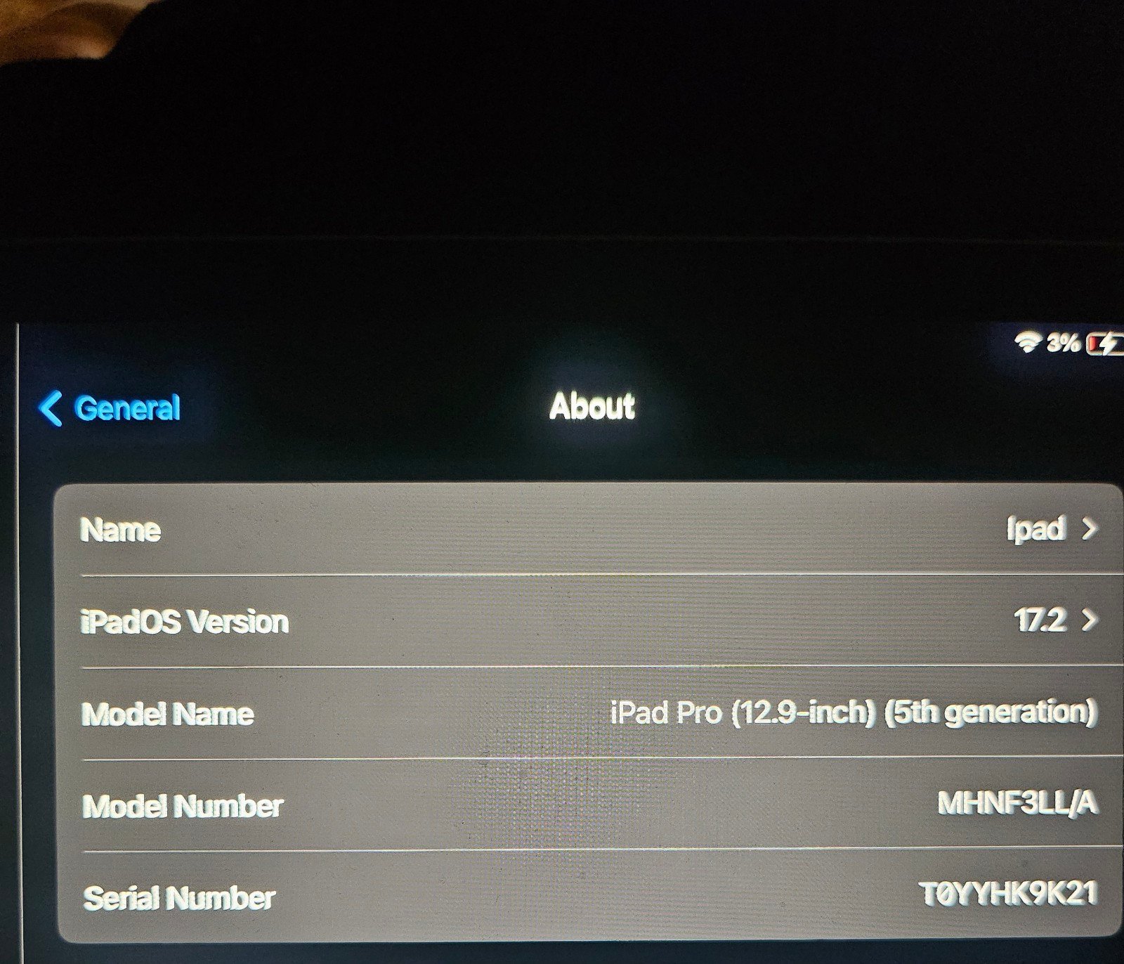 iPad Pro (12.9 inch 5th generation) 128 GB 2S75