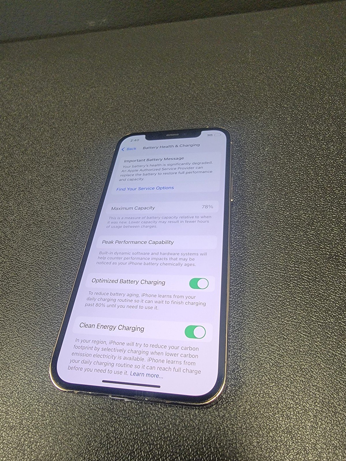 Apple iPhone 12 Pro 256 GB in Gold for T-Mobile 8J73