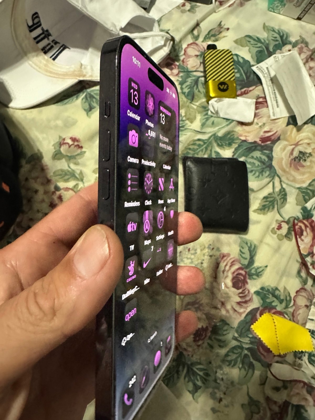 Apple iPhone 14 Pro Max 256gig UNLOCKED Beautiful Deep Purple LIKE NEW 8V83