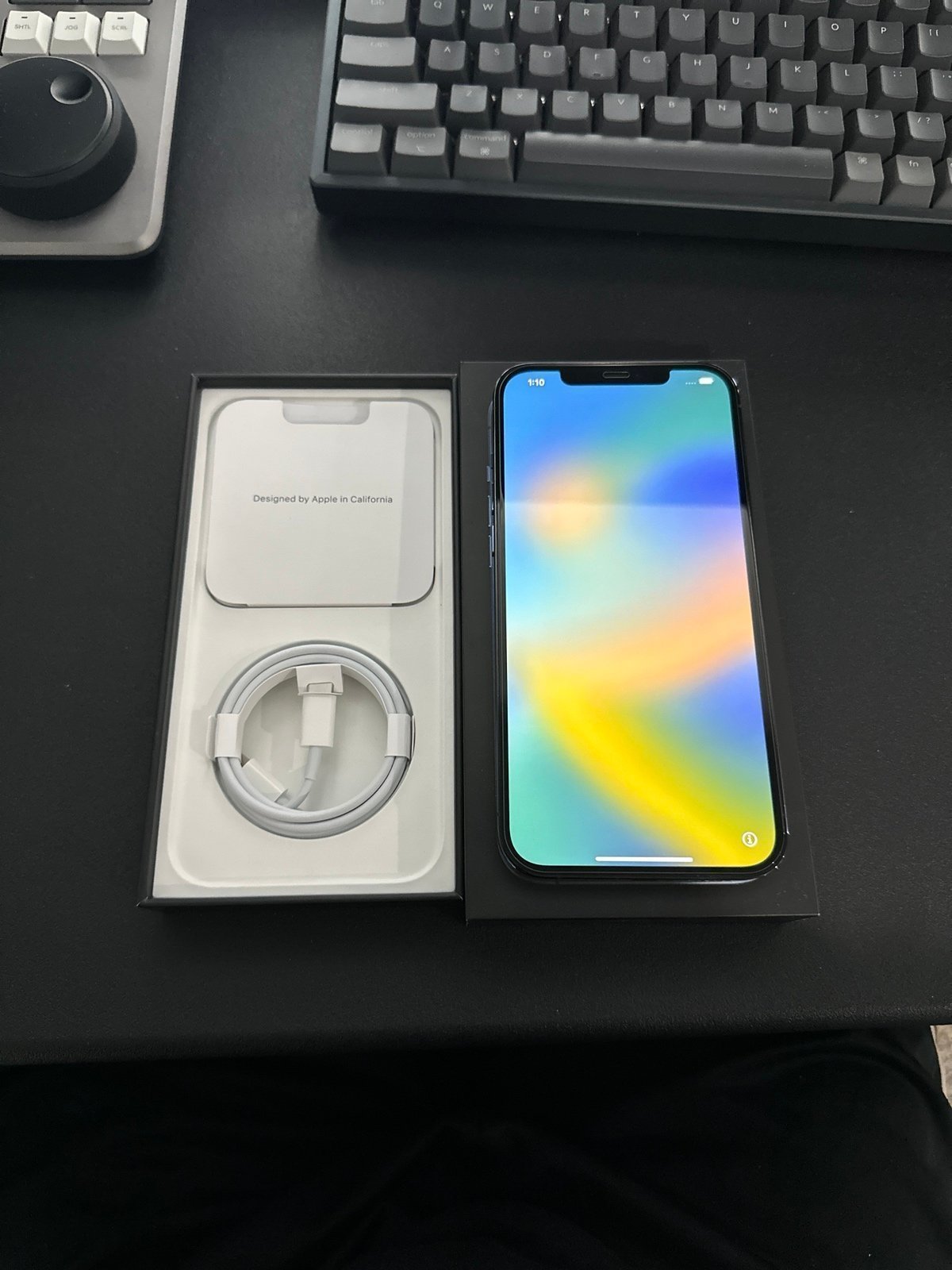 iphone 12 pro max phone unlocked 512GB Pacific Blue 5T91