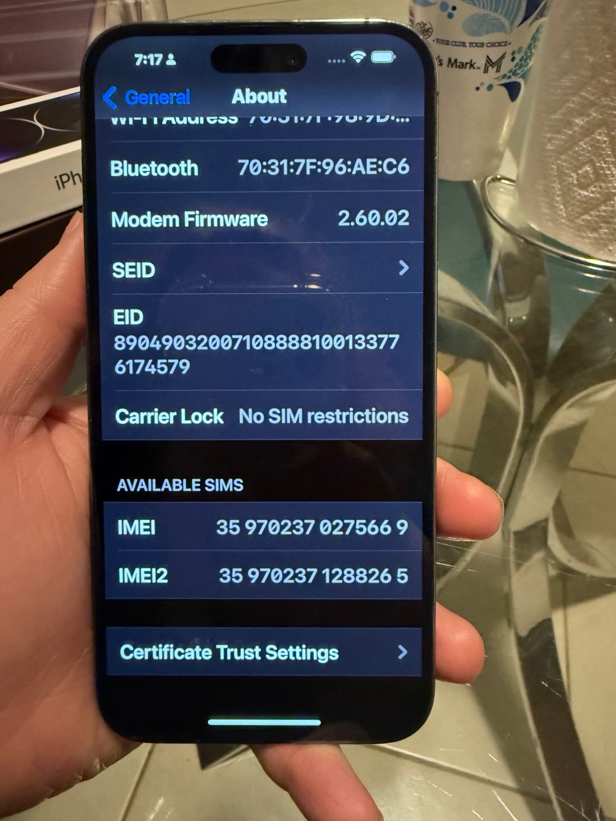 Apple iPhone 14 Pro Max 128 GB 3O61