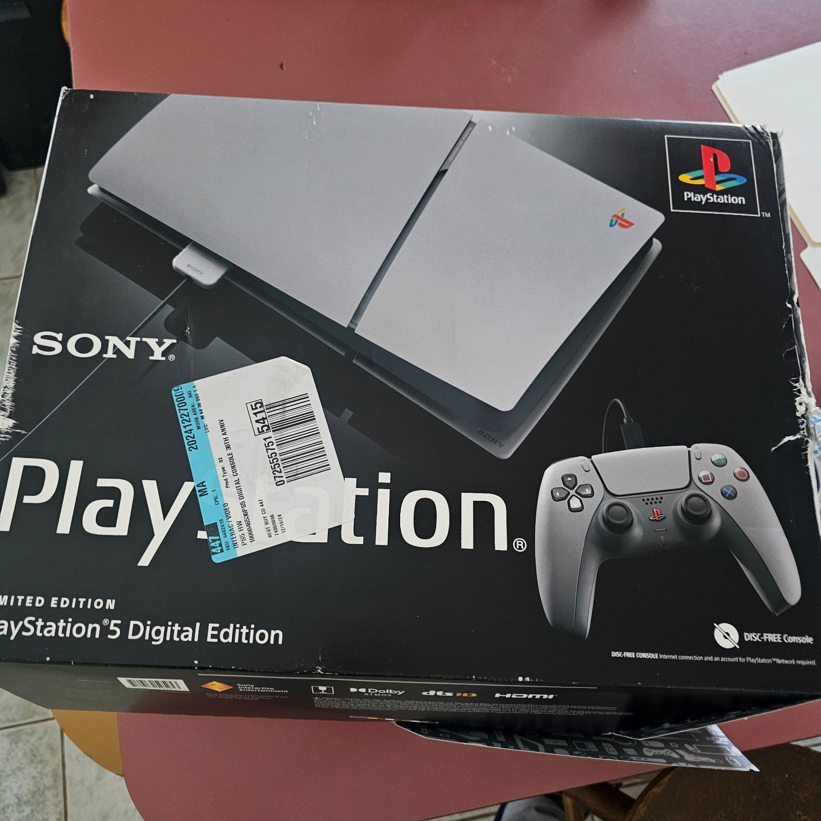Playstation 5 30th anniversary console 1V75