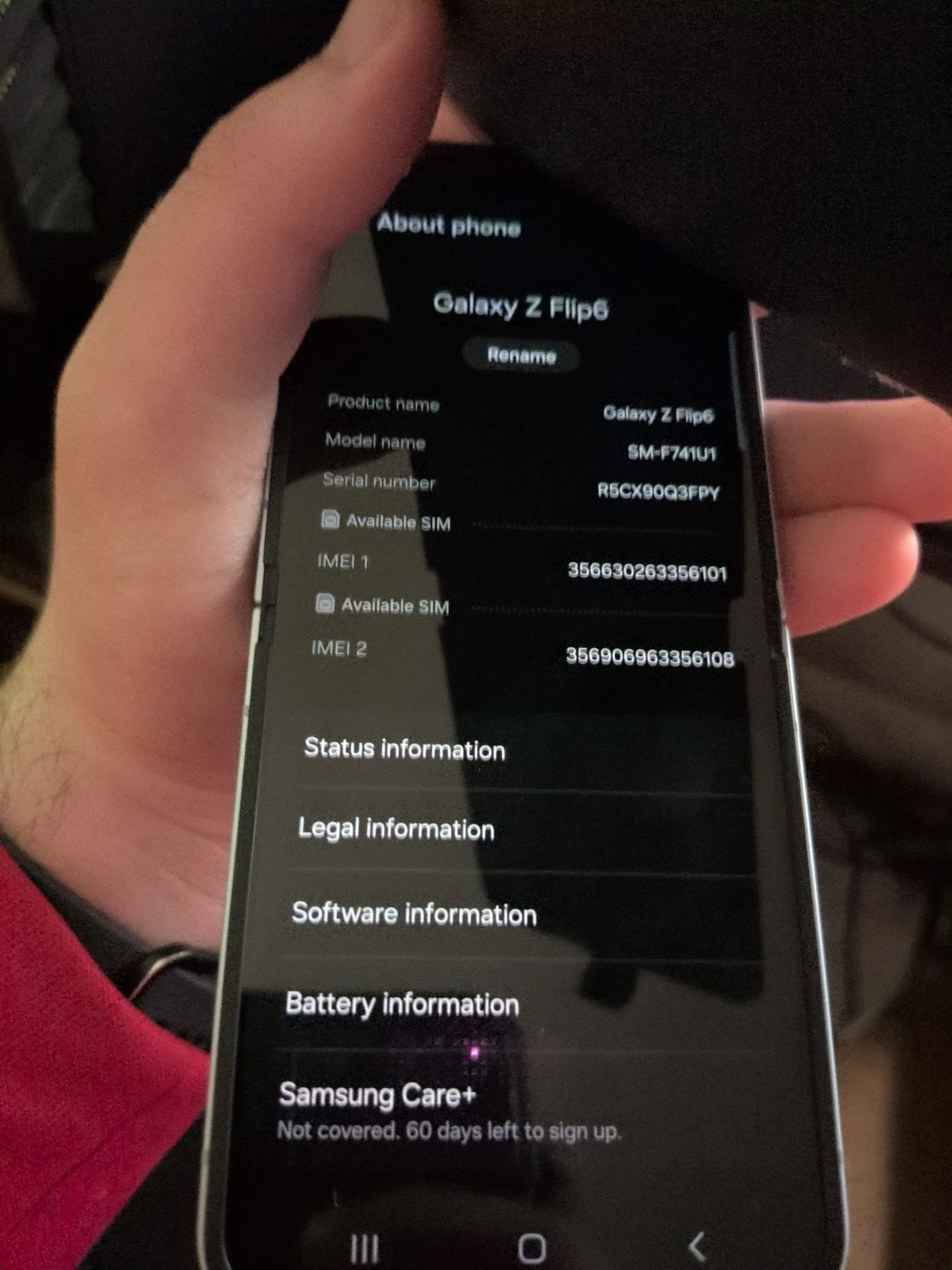 SAMSUNG Galaxy Z Flip6 5G 256GB Factory Unlocked BLUE - Brand New