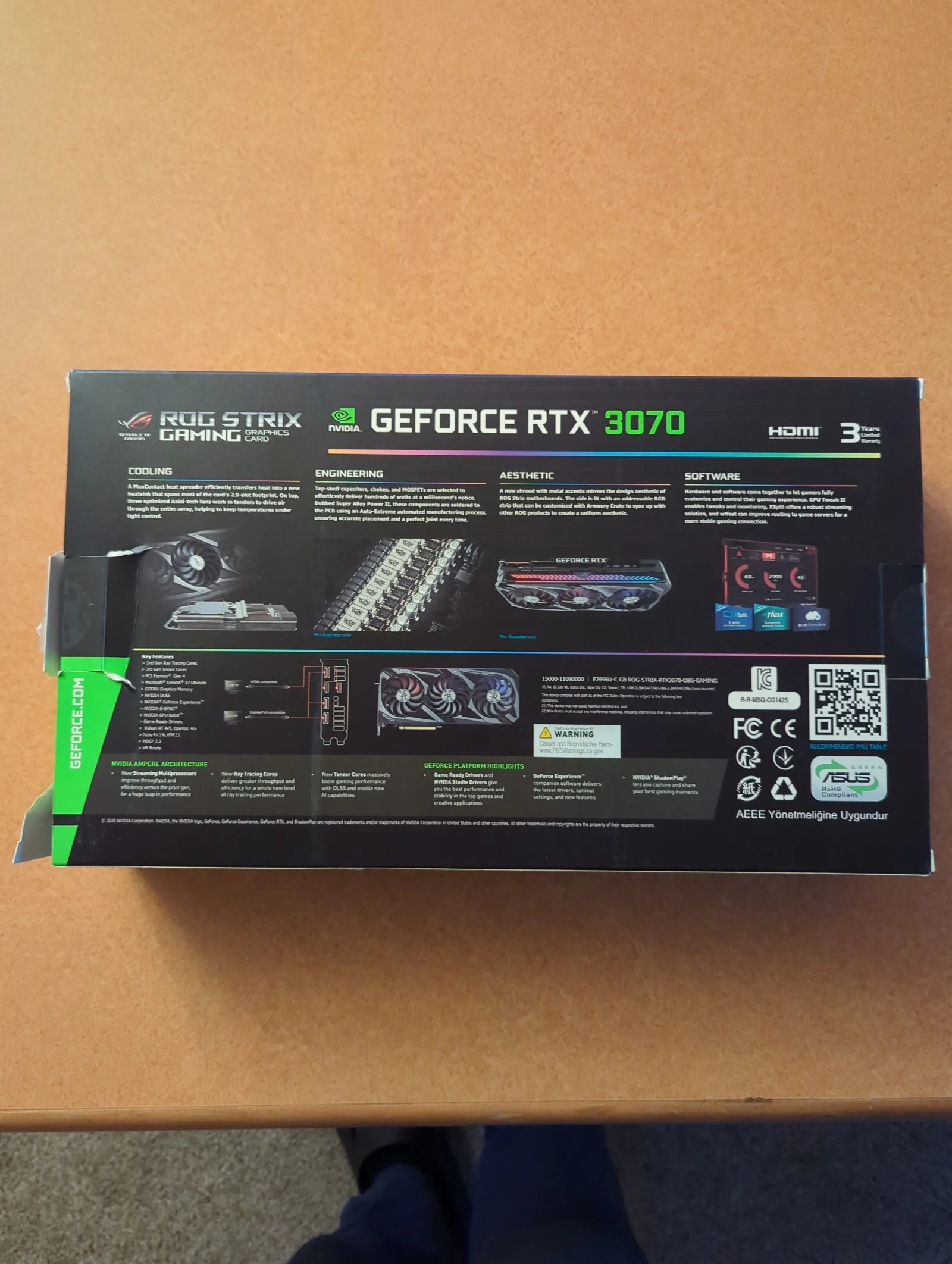 Asus ROG Strix 3070 OC gpu