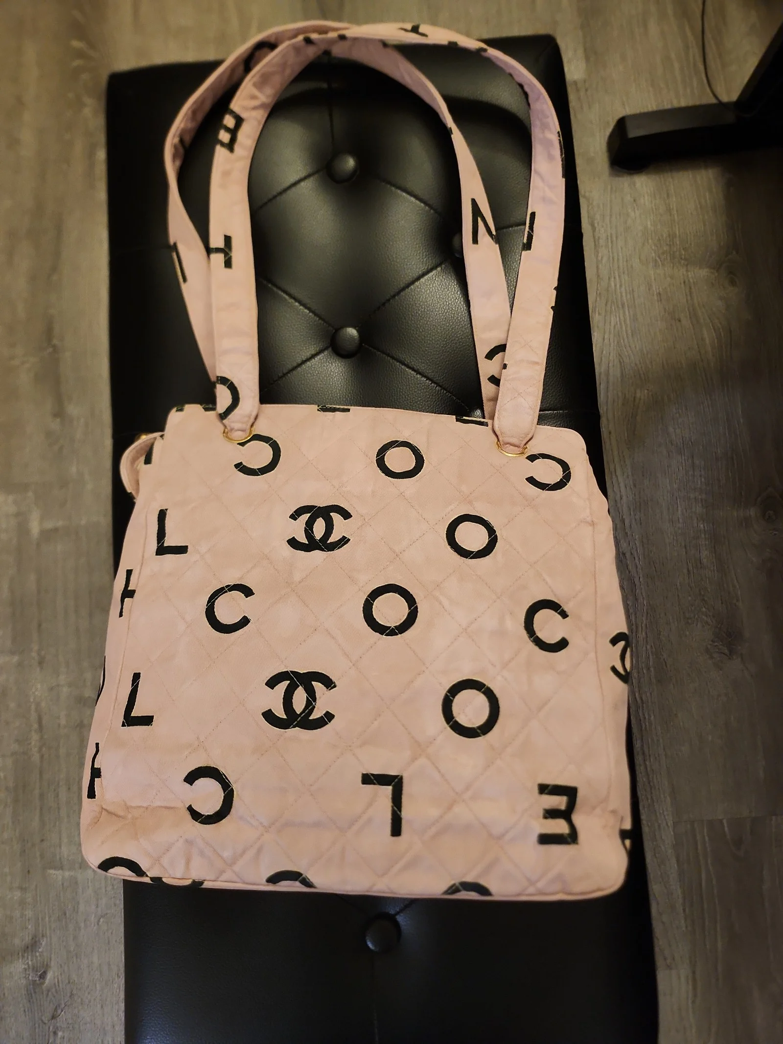 Chanel tote bag canvas