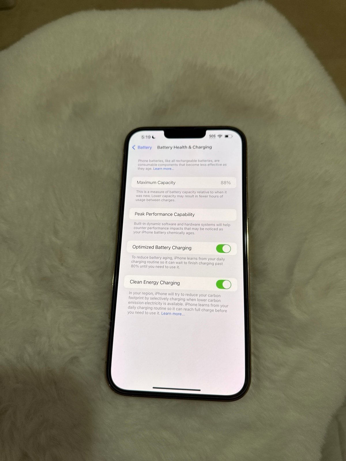 iPhone 13 Pro Max Gold 512 GB Unlocked - In basically brand new condition!!! 1Y27