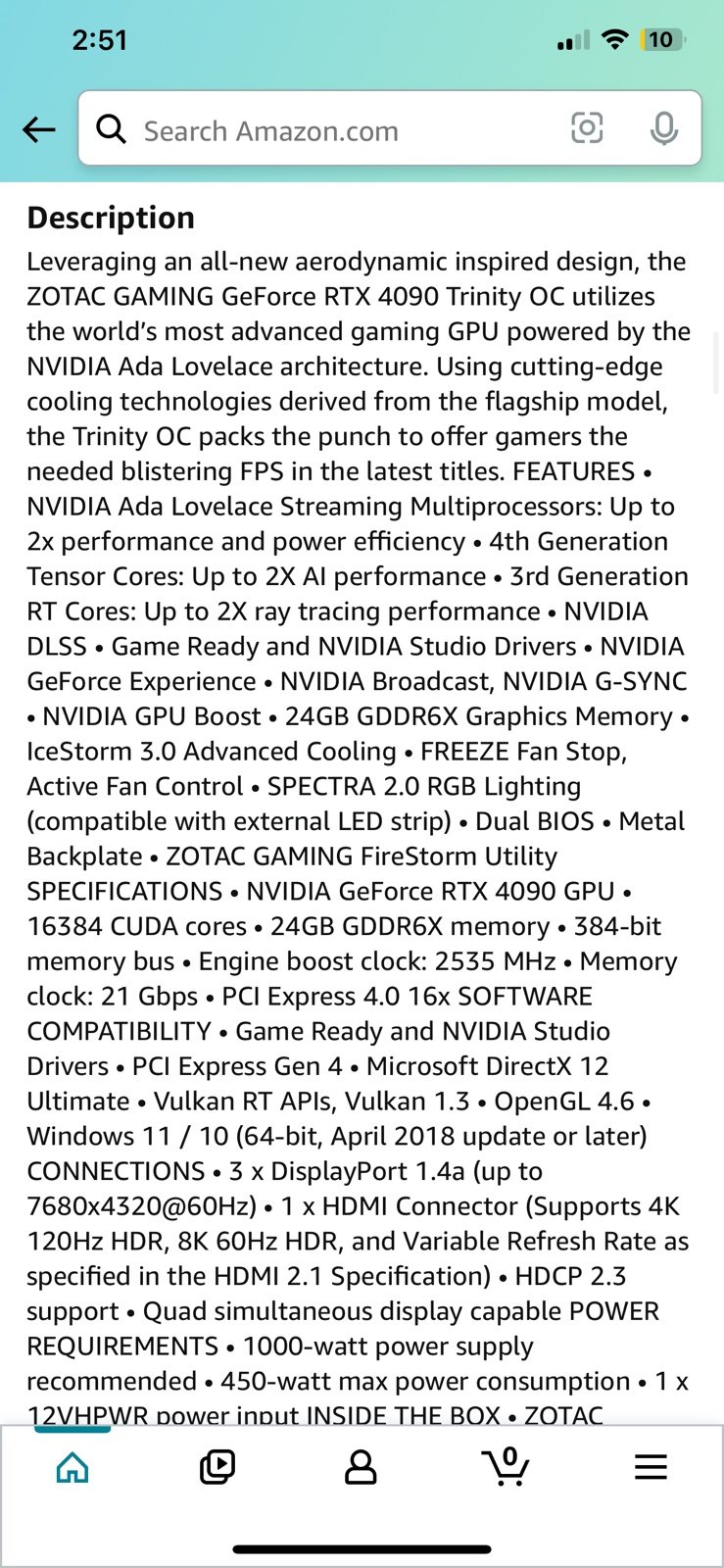 Zotac Gaming GeForce 4090