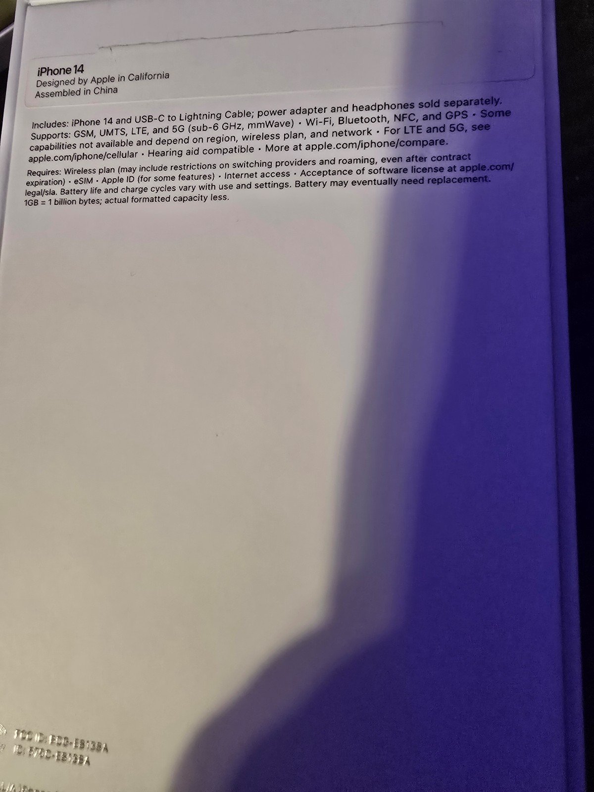 Apple iPhone 14 128 GB Unlocked 2O32