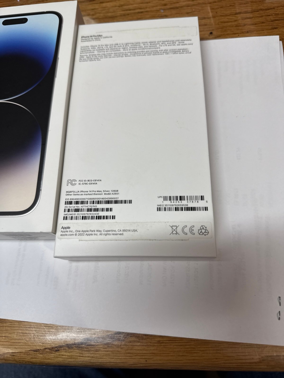 iPhone 14 Pro Max white 9Y86