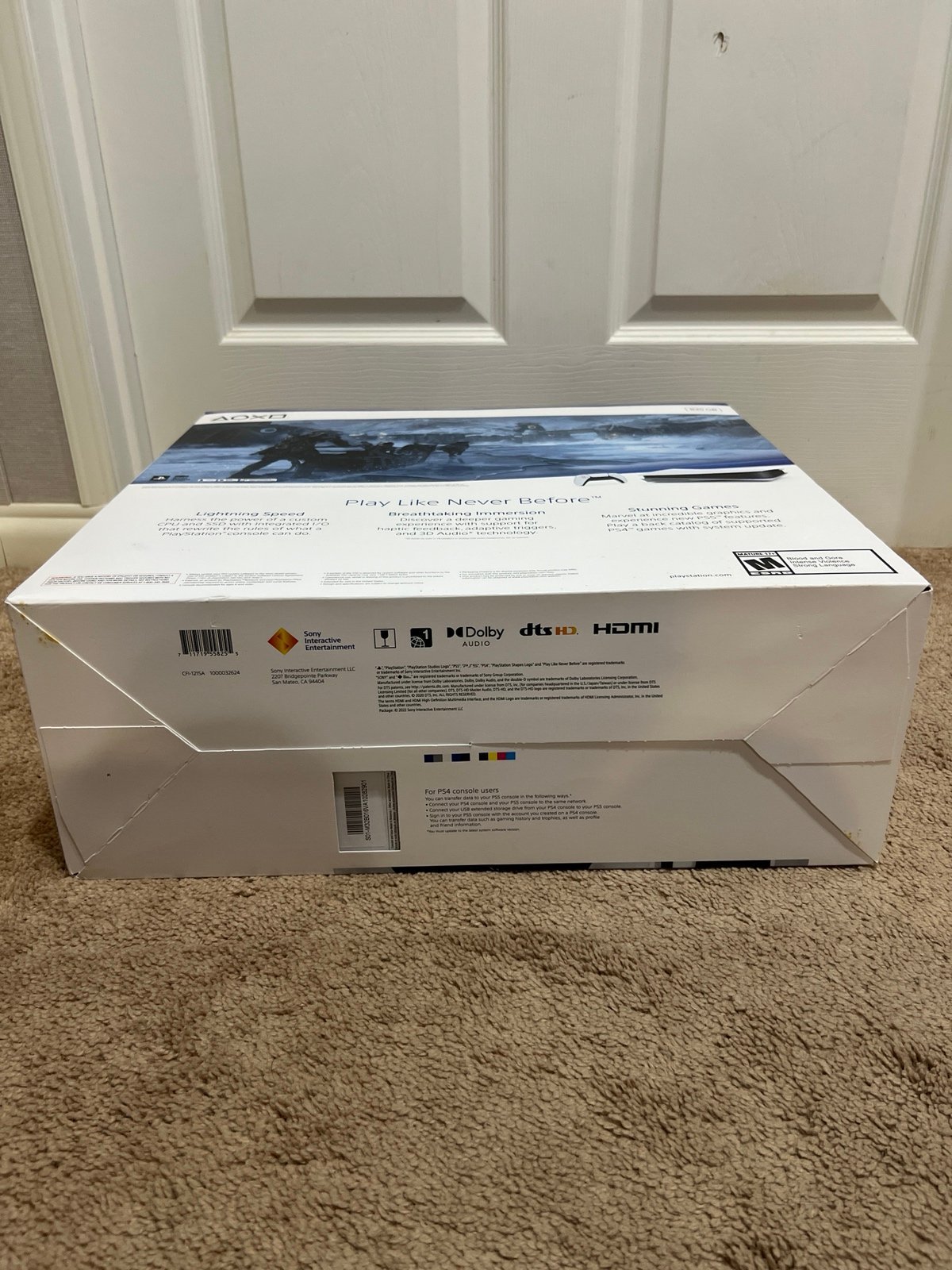 PlayStation 5 God Of War And Wireless Controller Factory Sealed 1G32