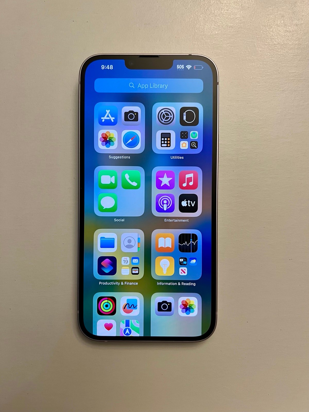 Apple iPhone 14 Plus Unlocked 128GB Purple Like New 2V57