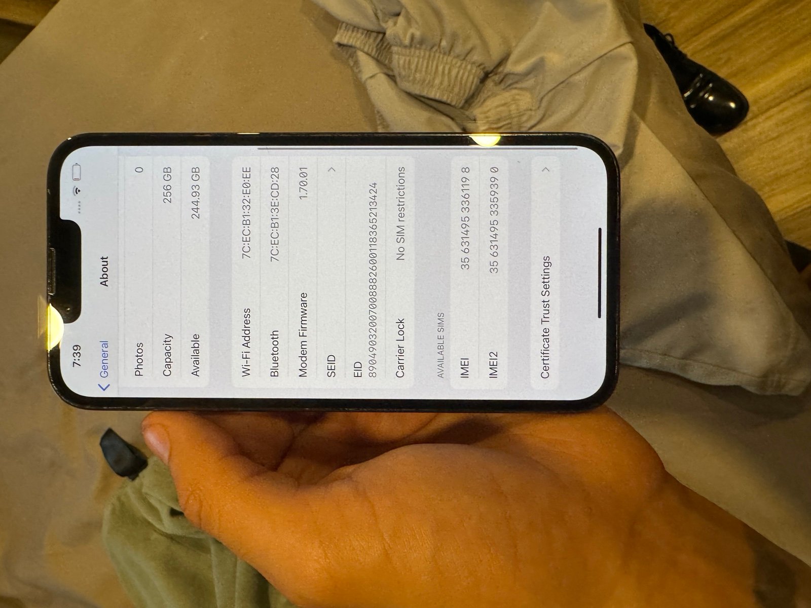 IPhone 13 Pro 256GB Unlocked 6X18