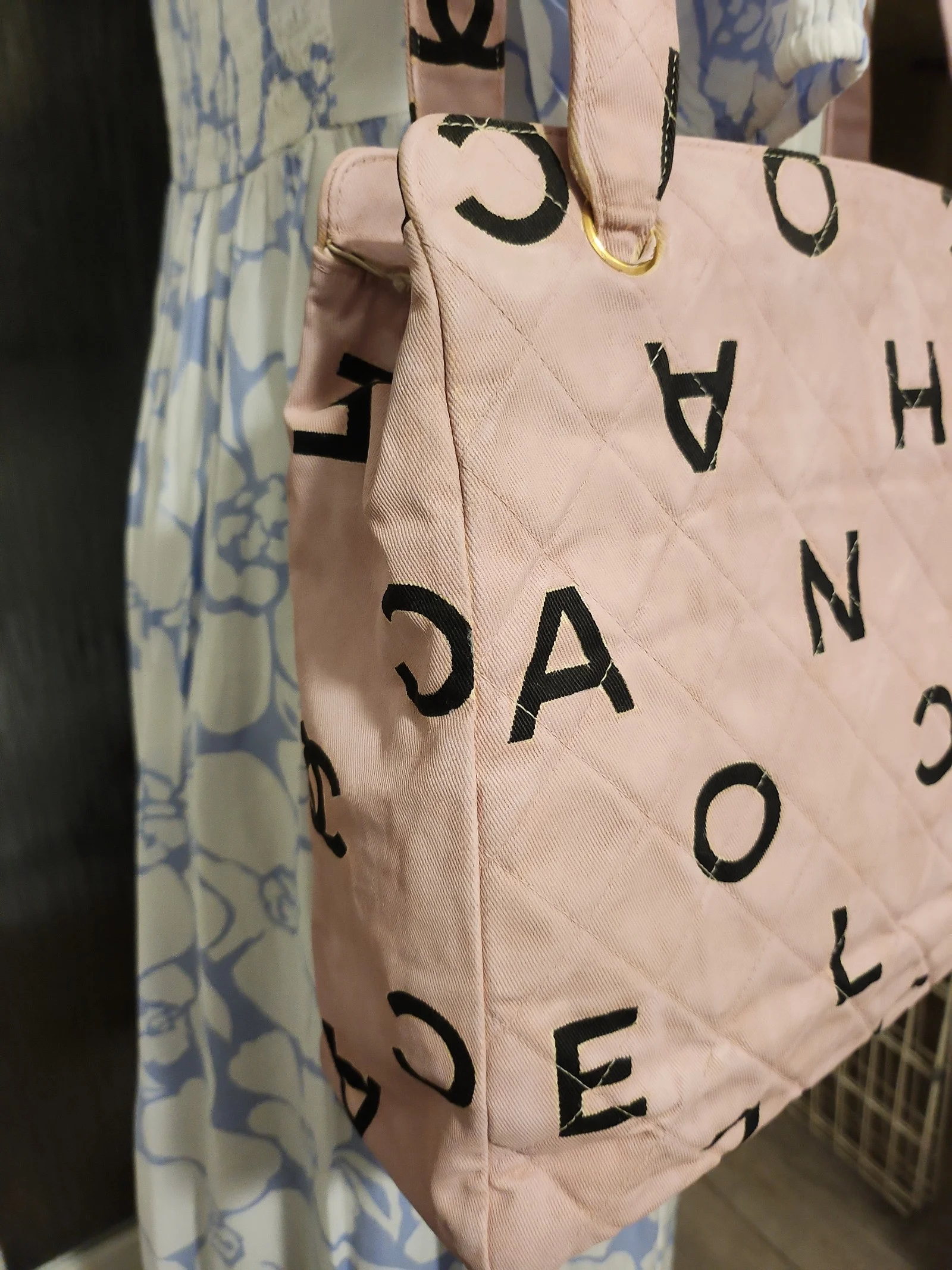 Chanel tote bag canvas