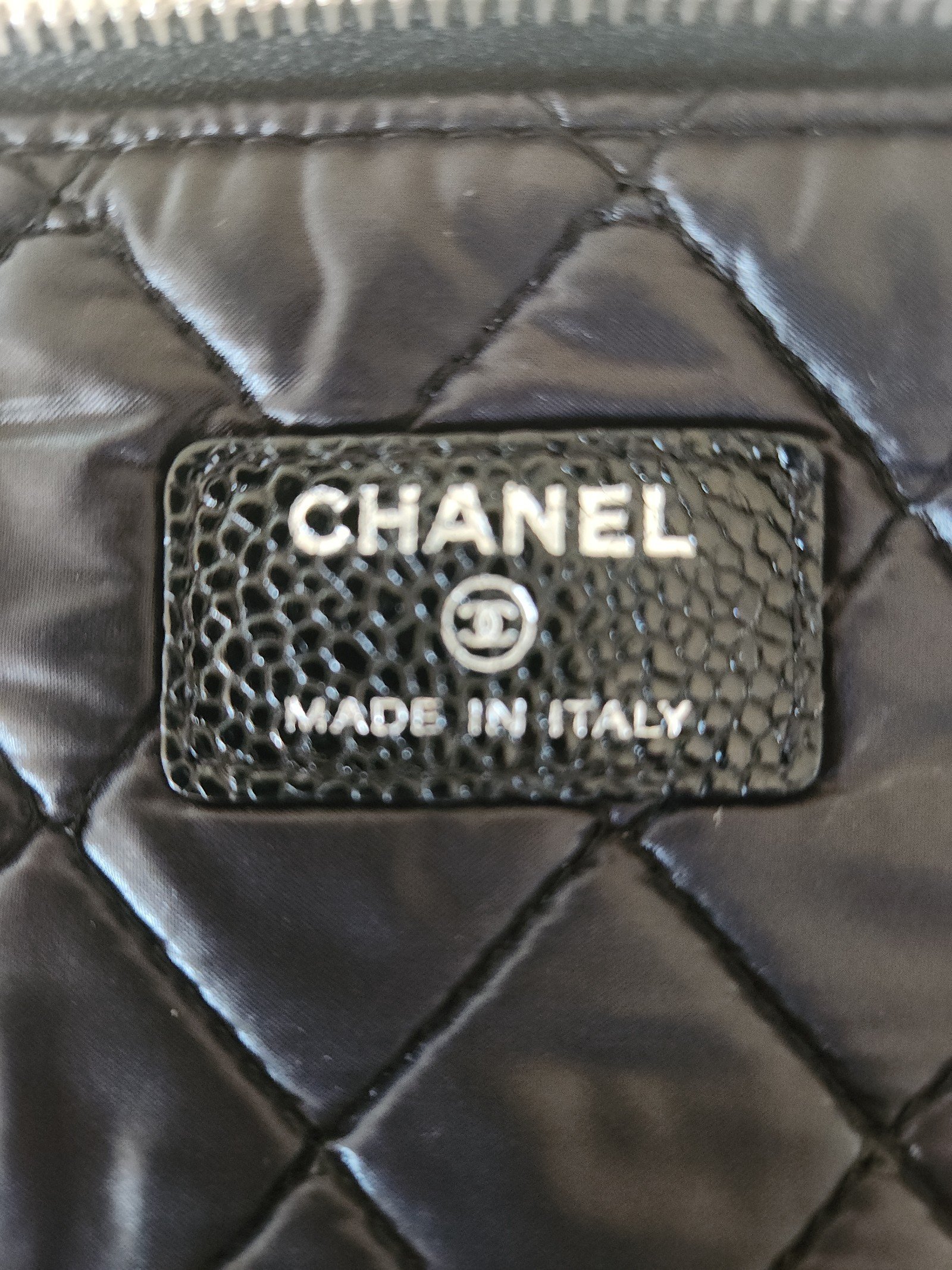 Chanel REV Black Caviar Pouch