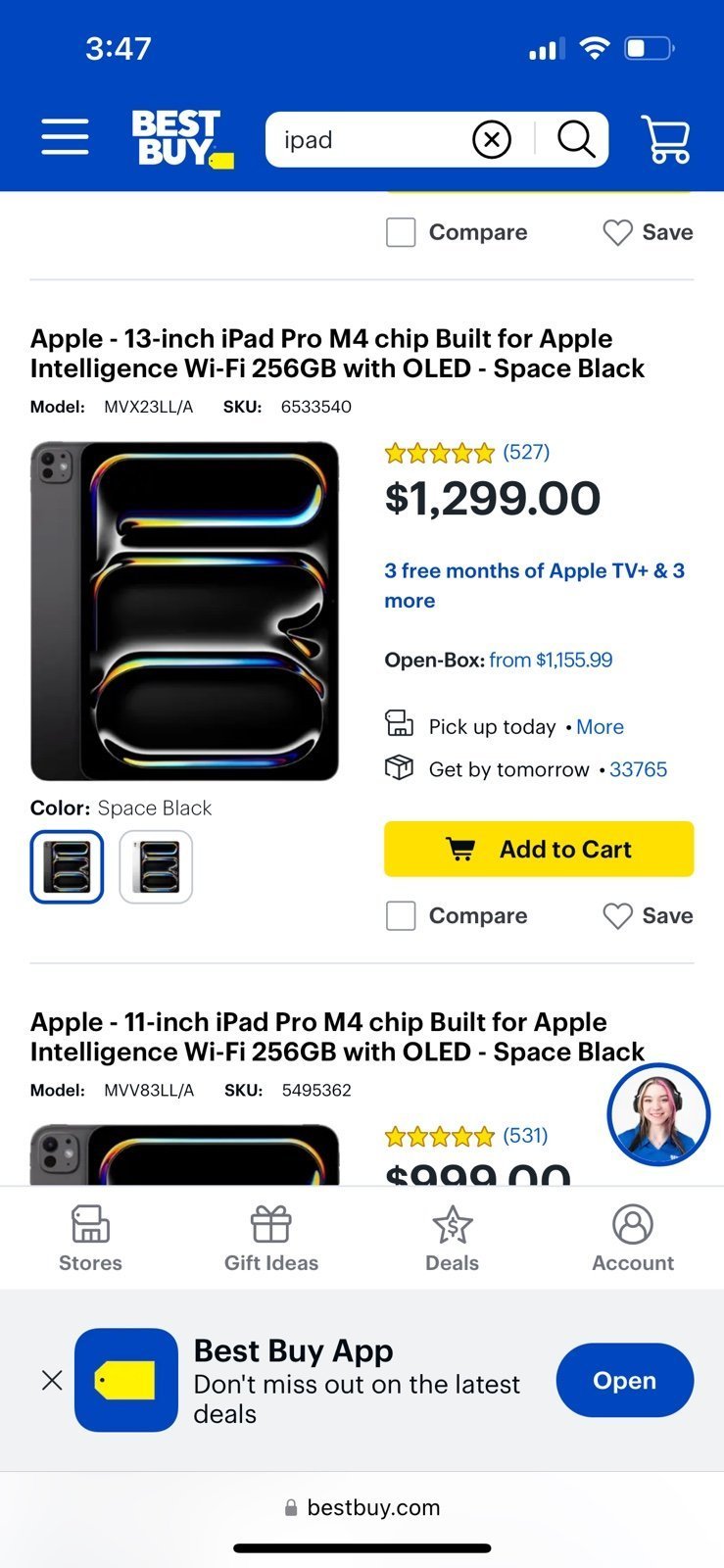 New unopened iPad Pro 13 inch M4 6D79