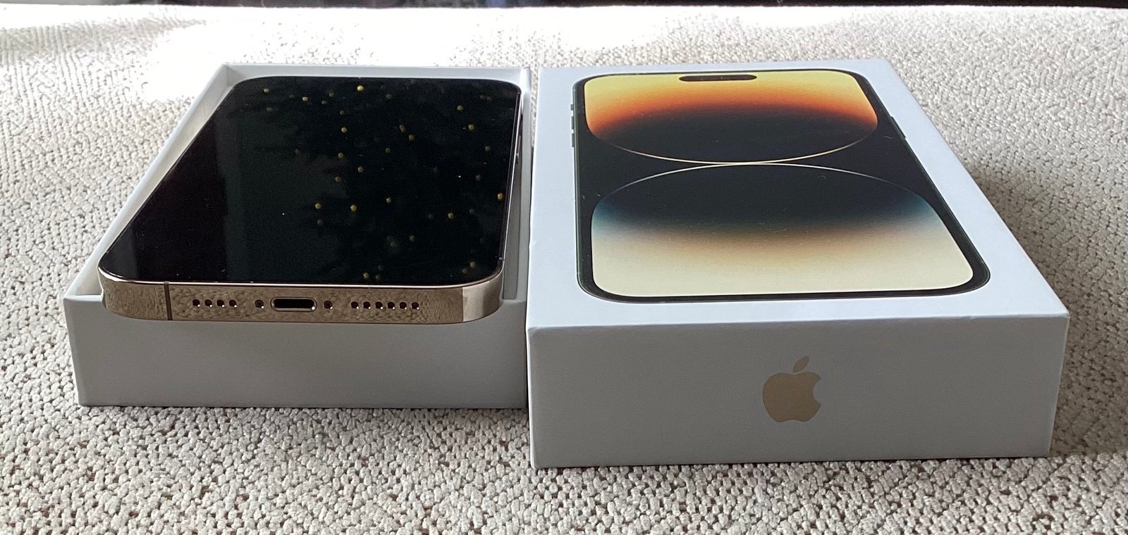 iPhone 14 Pro Max 128gb gold 7L88